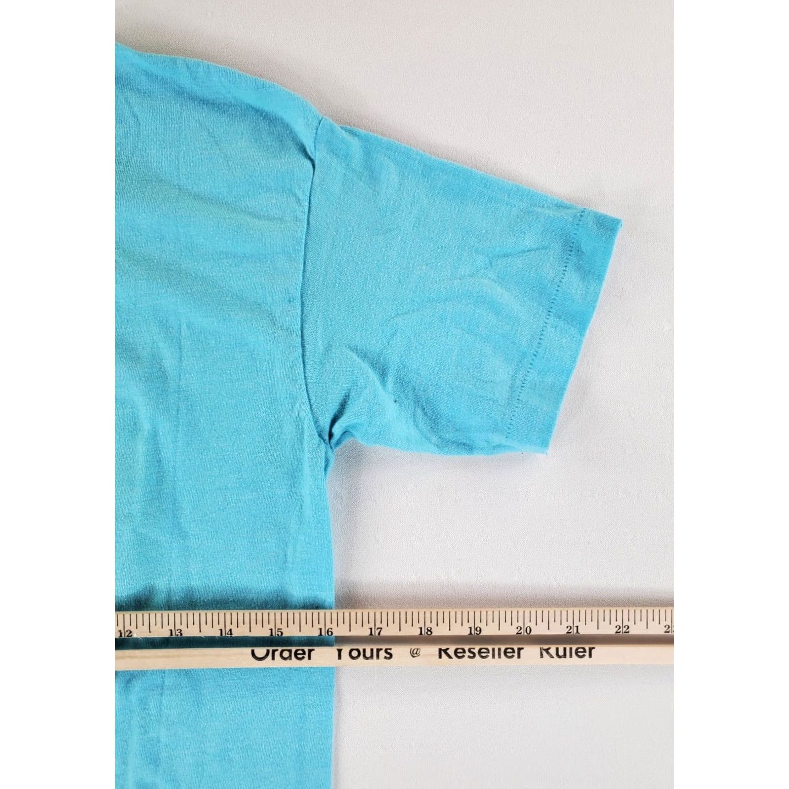 Vintage VINTAGE Seagram's VO T Shirt Tophalf VTG 80s 90s Surf Beach Blue Sheer Burnout Mens M Shirt Size US M / EU 48-50 / 2 - 5 Thumbnail