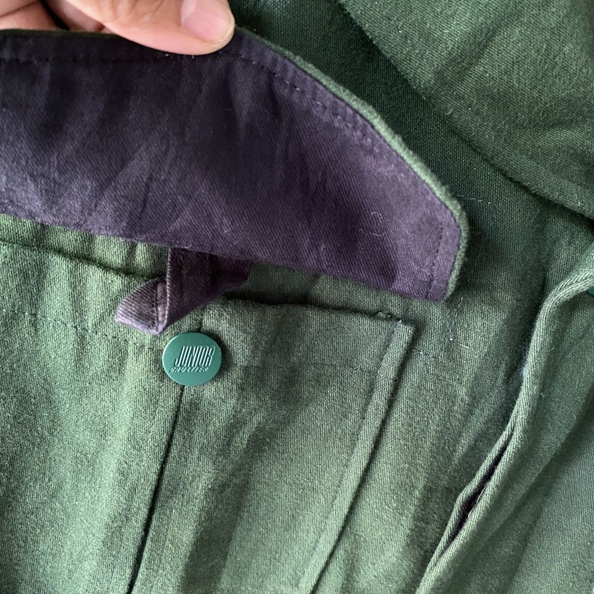 Jean Paul Gaultier JUNIOR GAULTIER Dark Green Cropped Utility Jacket Size XL / US 12-14 / IT 48-50 - 14 Thumbnail