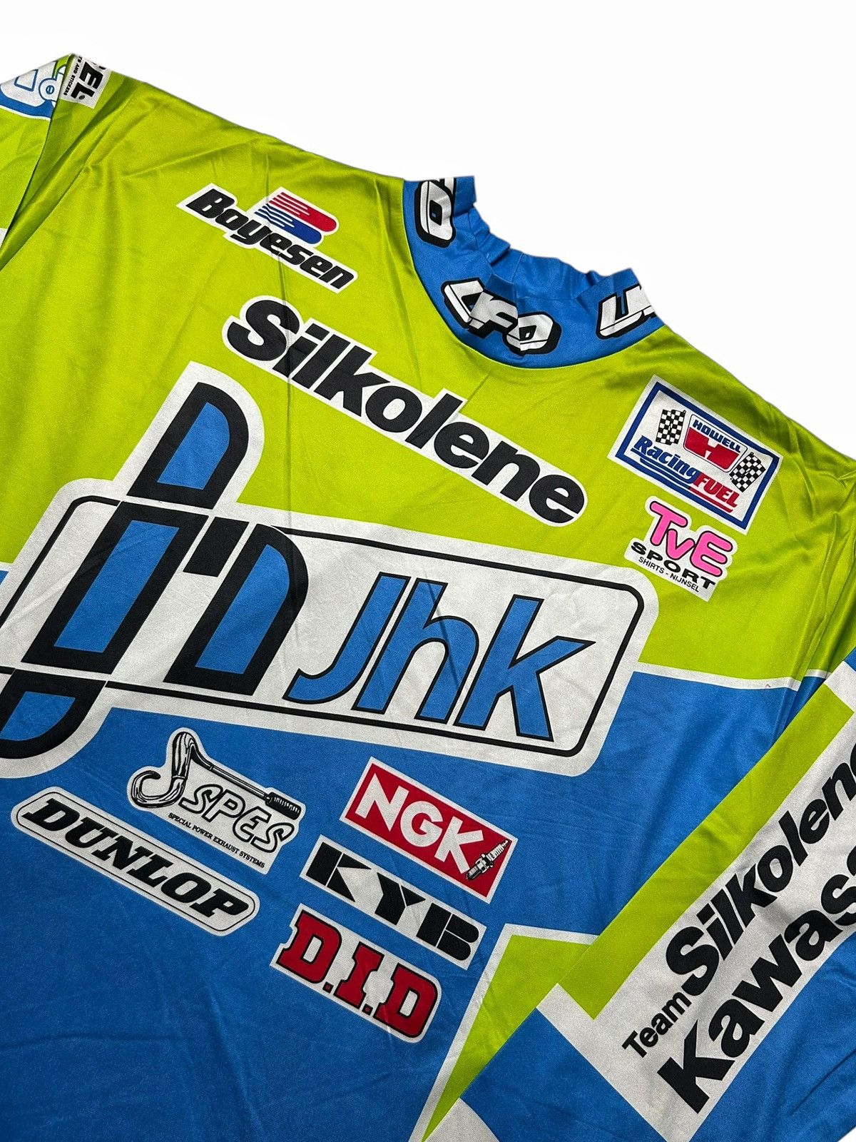 Gear for Sports × Vintage Rare Vintage 90s Kawasaki Team Racing UFO Jersey Motocross Size US L / EU 52-54 / 3 - 6 Thumbnail
