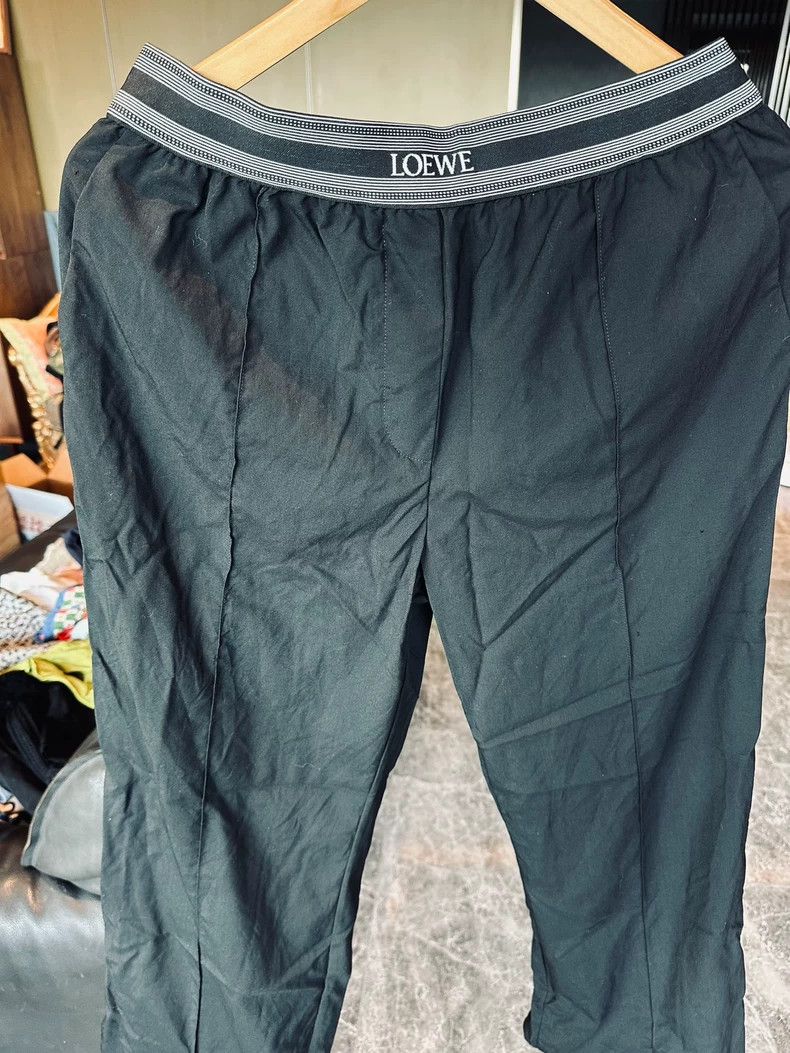 Loewe LOEWE sizeL Black casual trousers Size 28" / US 6 / IT 42 - 1 Thumbnail