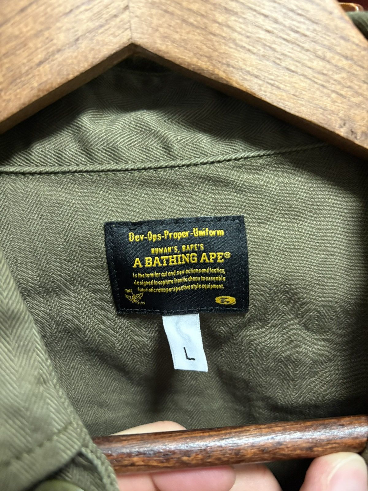 Bape (Bape) Task button up with zippers (rare) Size US L / EU 52-54 / 3 - 3 Thumbnail