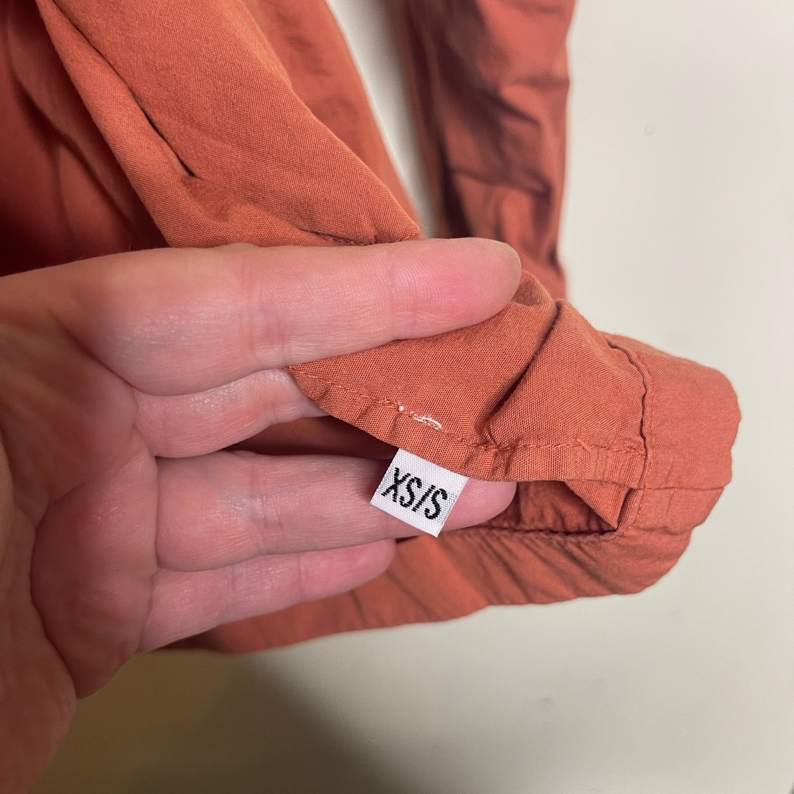 Jesse Kamm Jesse Kamm Okuda Shirt in terracotta clay sz XS S Size S / US 4 / IT 40 - 4 Thumbnail