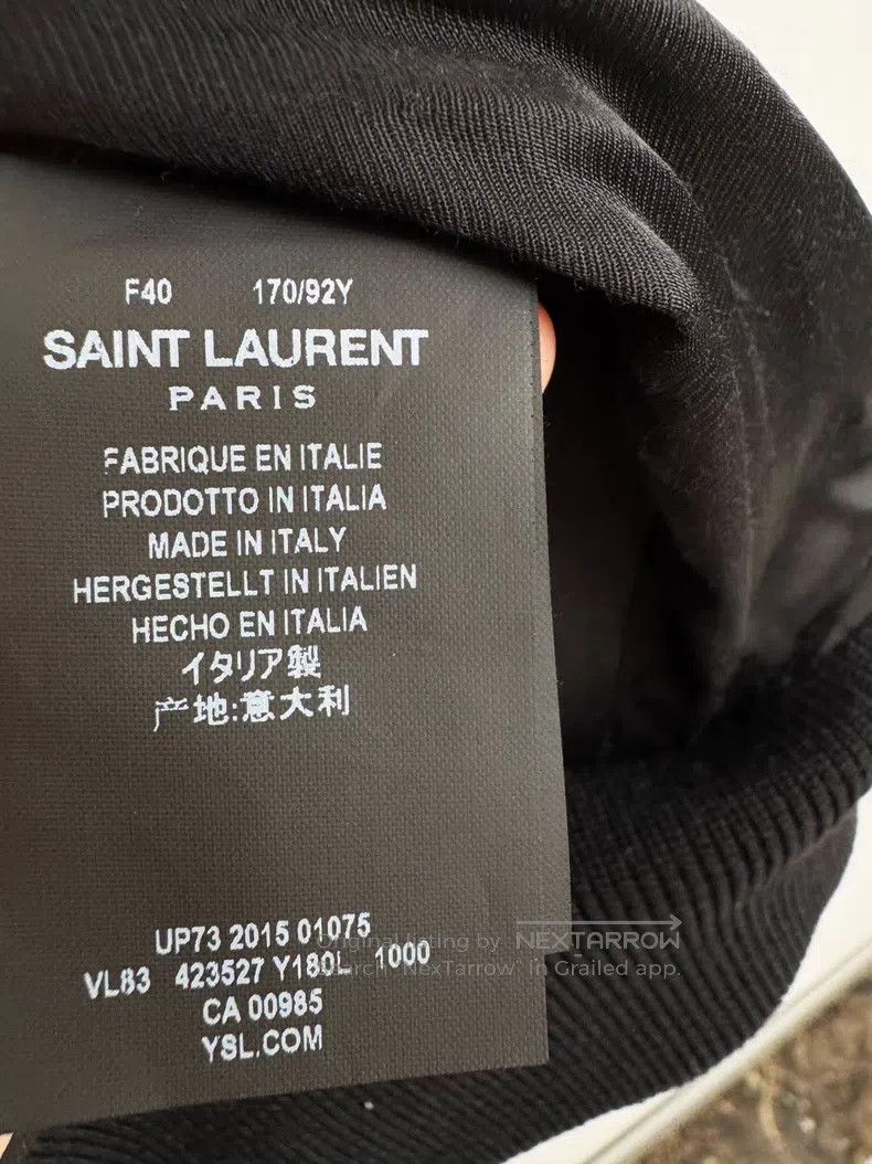 Saint Laurent Paris Saint Laurent Paris Baseball jacket coat Size S / US 4 / IT 40 - 5 Thumbnail