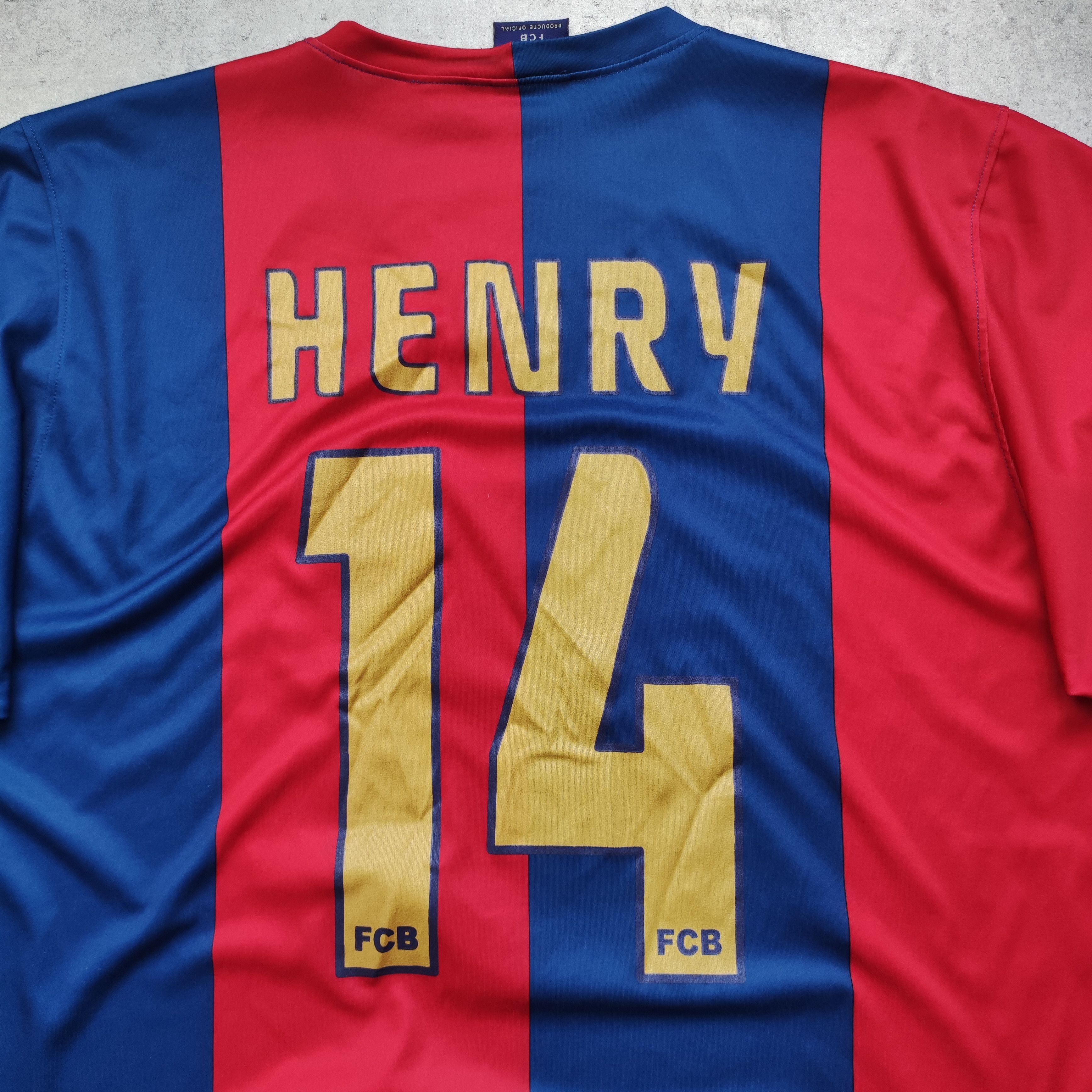 Other Vintage Rare FC Barcelona Rodgers #14 Henry Football Kit Size US XXL / EU 58 / 5 - 13 Thumbnail