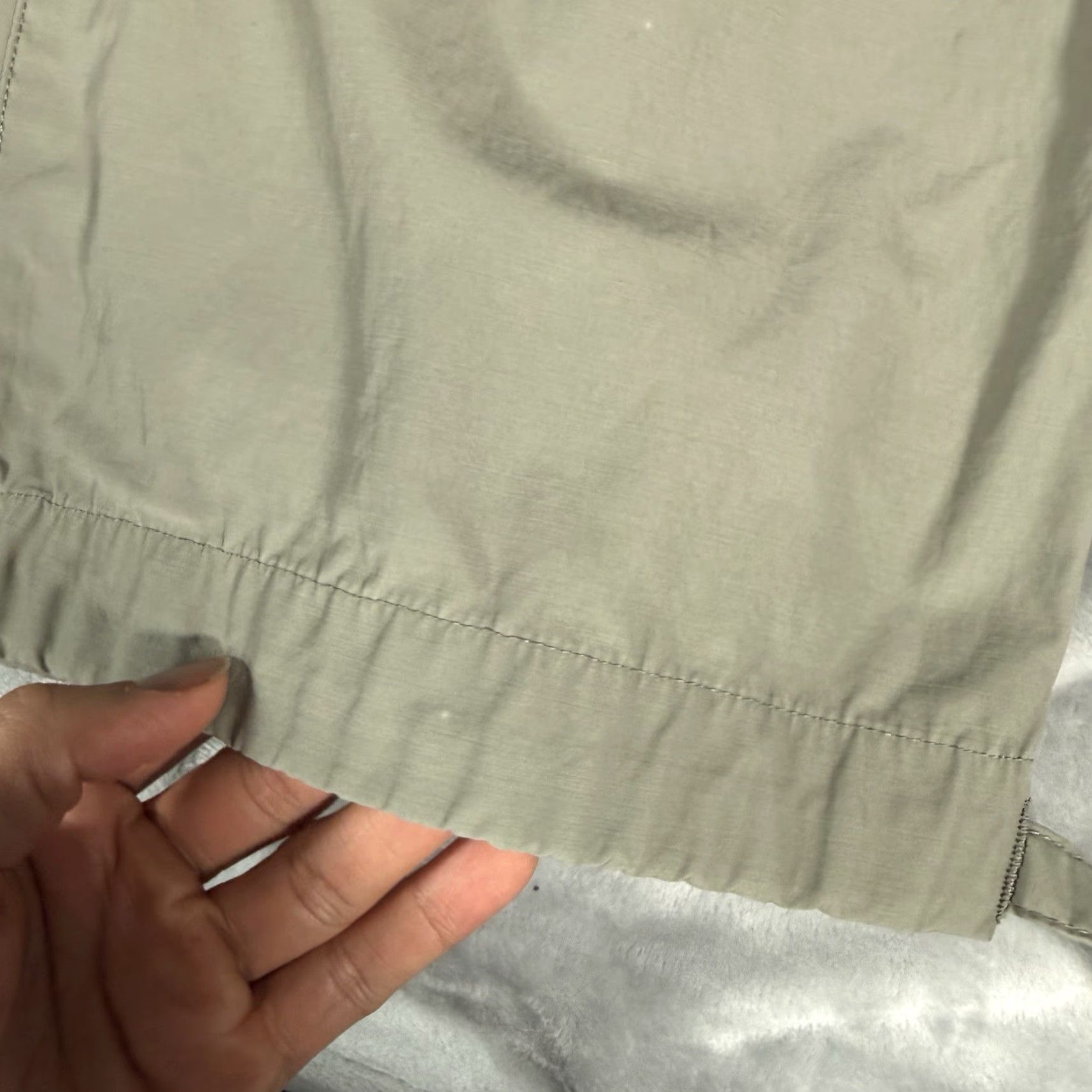 Gap VINTAGE Gap Cargo Pants Mens L 31” Gray/Green Baggy Paratrooper Army Canvas Cotton Straight Relaxed Pants Mens Size US 33 - 2 Thumbnail