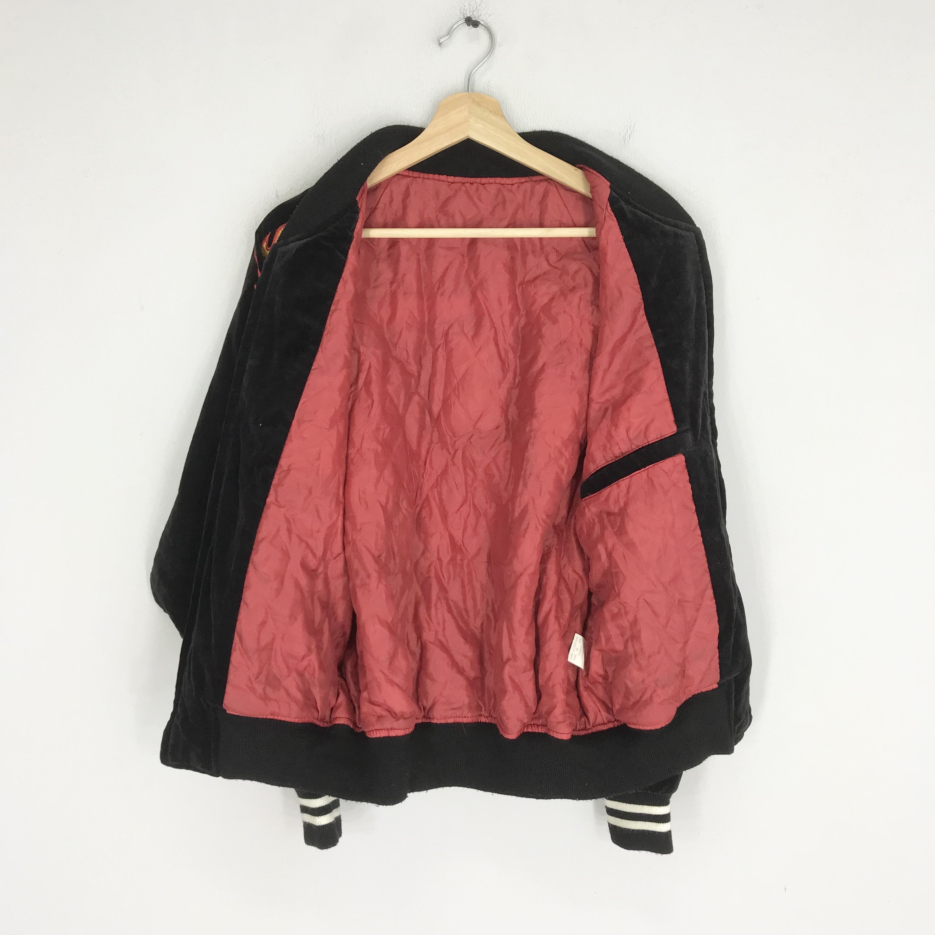 Tedman Vintage 90s Sukajan Souvenir Velvet Bomber Jacket Tedmans Size US M / EU 48-50 / 2 - 4 Thumbnail