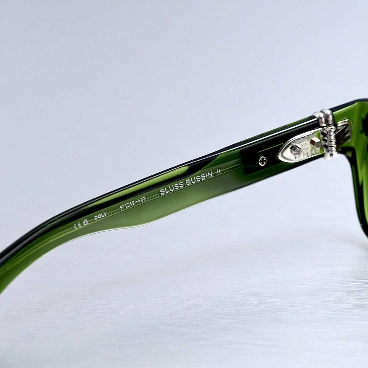 Chrome Hearts CHROME HEARTS SLUSS BUSSIN II DARK OLIVE SUNGLASSES Size ONE SIZE - 7 Thumbnail