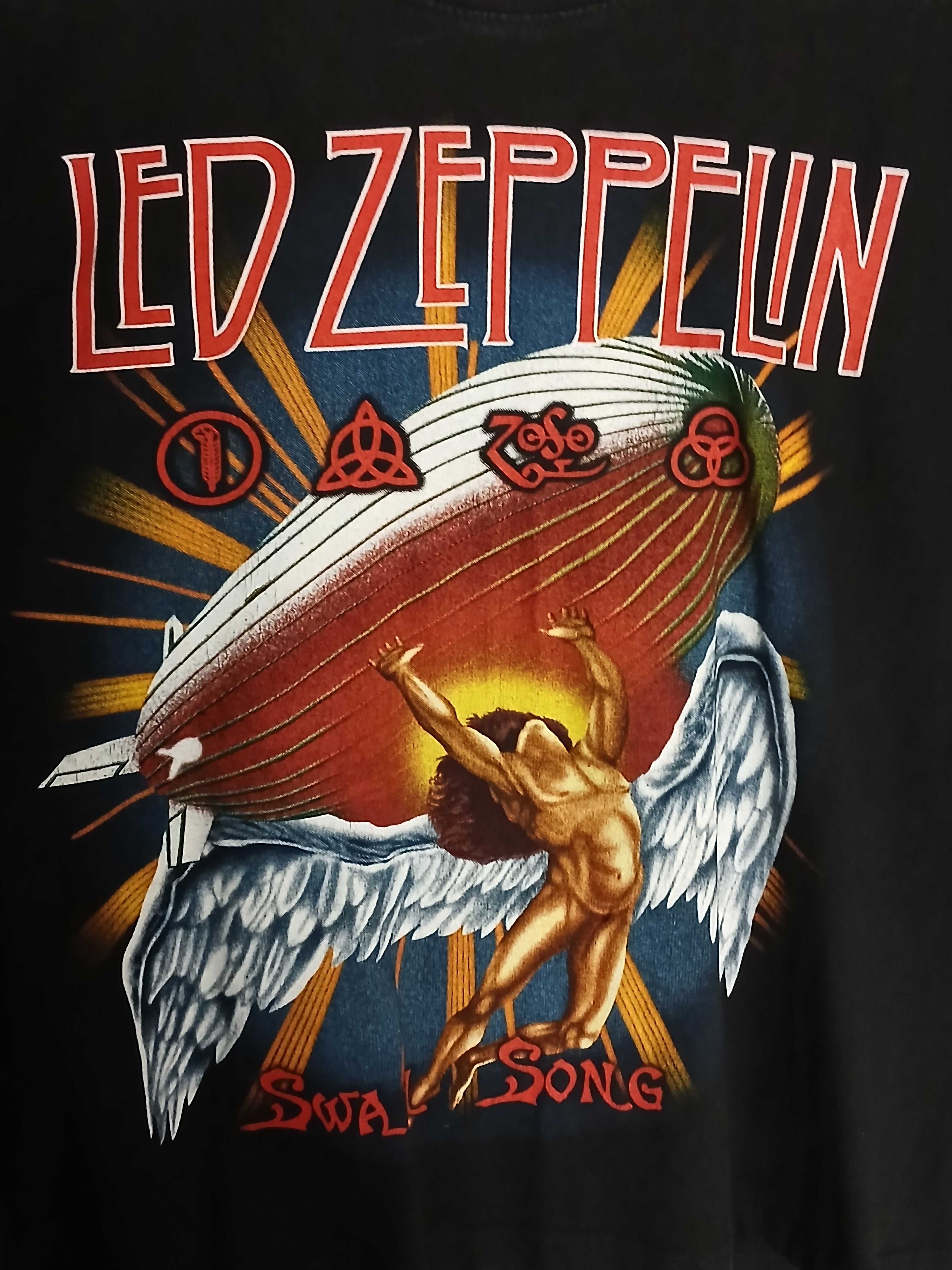 Band Tees × Led Zeppelin Led Zeppelin Swan Song T-Shirt Size US M / EU 48-50 / 2 - 3 Thumbnail