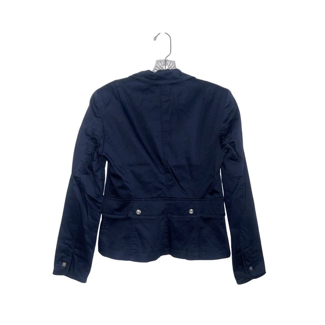 Other Allen by Allen Schwartz Blue Blazer Jacket SZ 2 Button VTG Size XS / US 0-2 / IT 36-38 - 3 Thumbnail