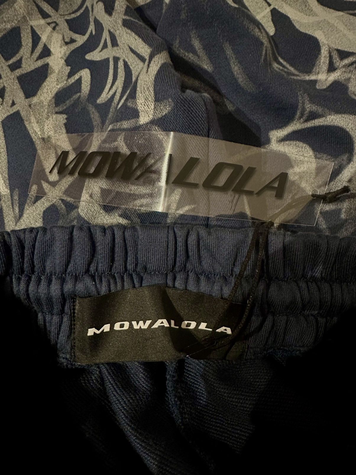Mowalola SS26 Mowalola x Sick Dog Navy Graffiti Sweatpants Size US 30 / EU 46 - 4 Thumbnail