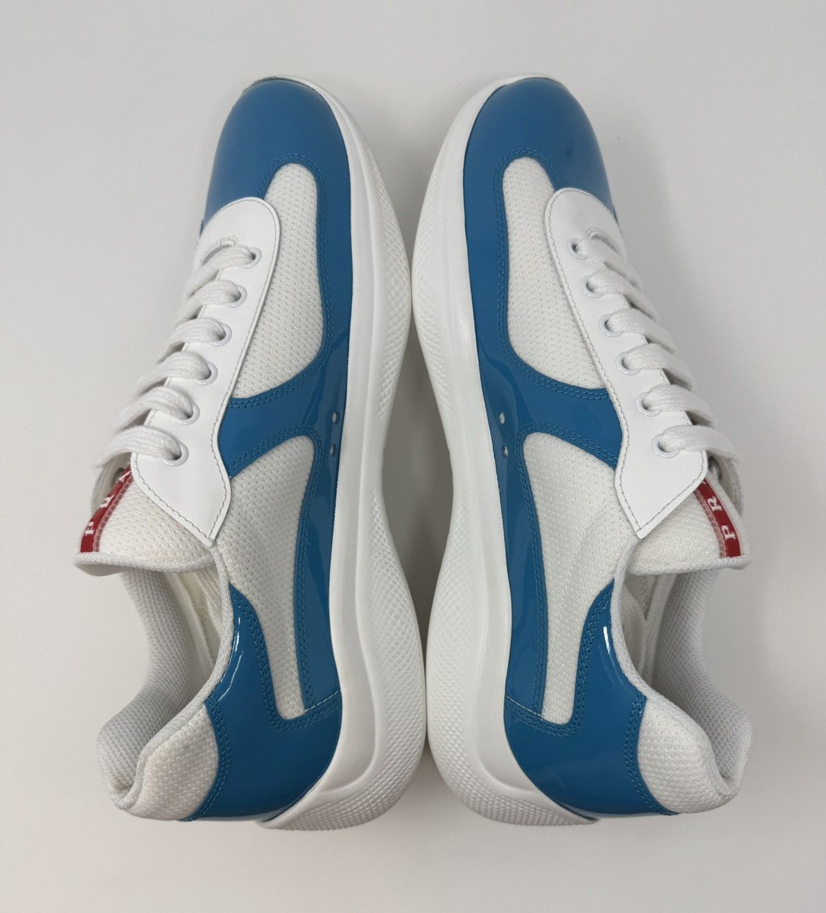 Prada Prada Americas Cup Sneaker Light Blue Size US 10 / EU 43 - 4 Thumbnail