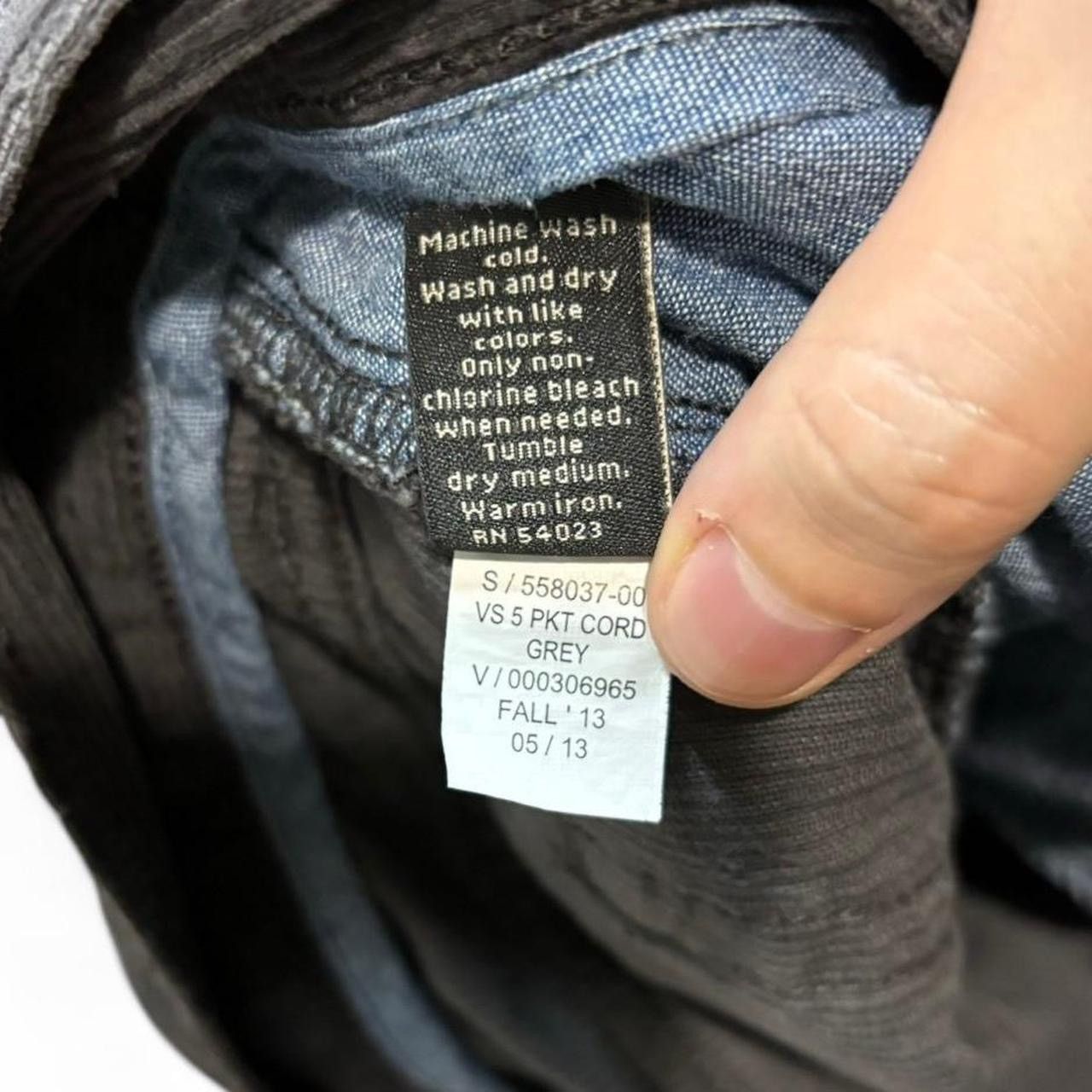 Banana Republic Banana Republic Charcoal Corduroy Pants Size US 33 - 8 Thumbnail