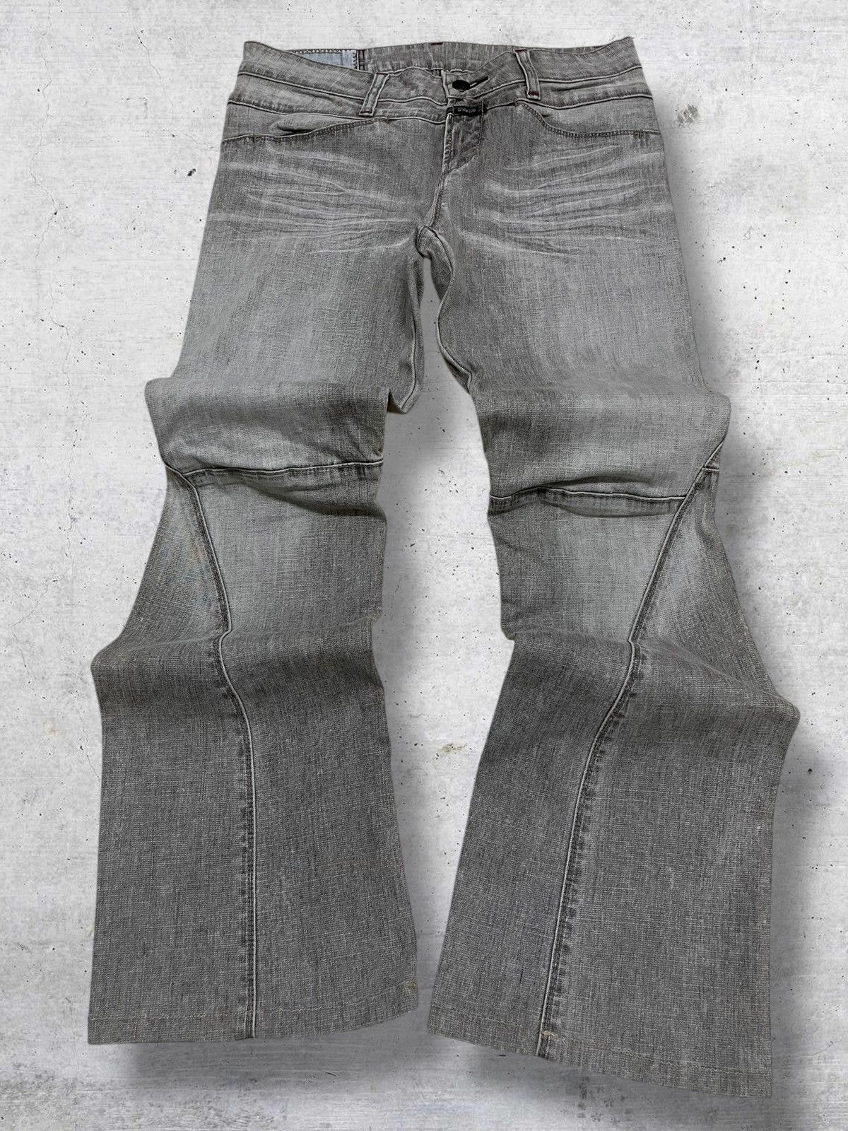 Marithe + Francois Girbaud VINTAGE MARITHE FRANCOIS GIRBAUD DESIGNER 90S OG FLARE DENIM Size US 29 - 1 Thumbnail