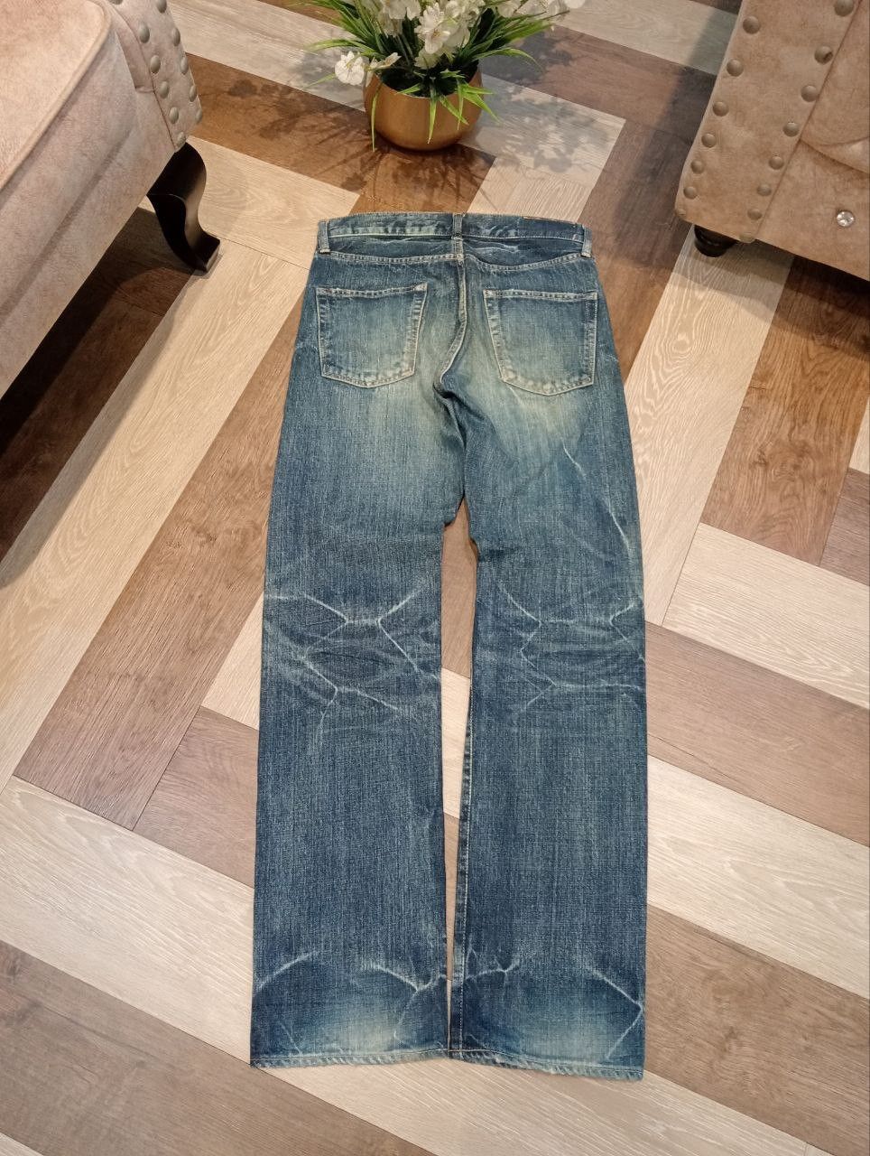 Spellbound SPELLBOUND JAPAN BLUE WASHED DENIM PANTS Size US 28 / EU 44 - 8 Thumbnail