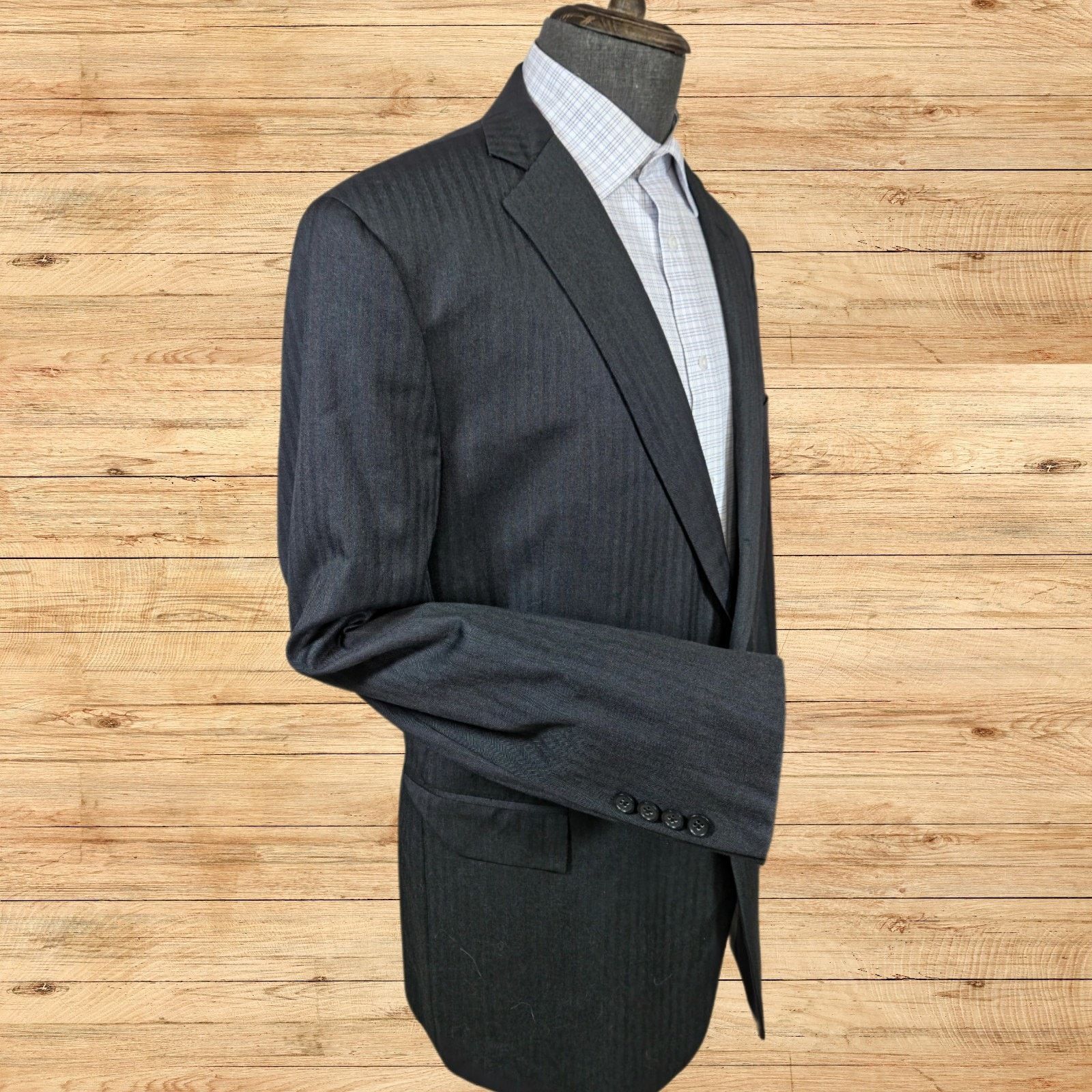 Brooks Brothers Brooks Brothers 1818 Regent Vitale Mens Suit Jacket 48R Size 48R - 2 Thumbnail