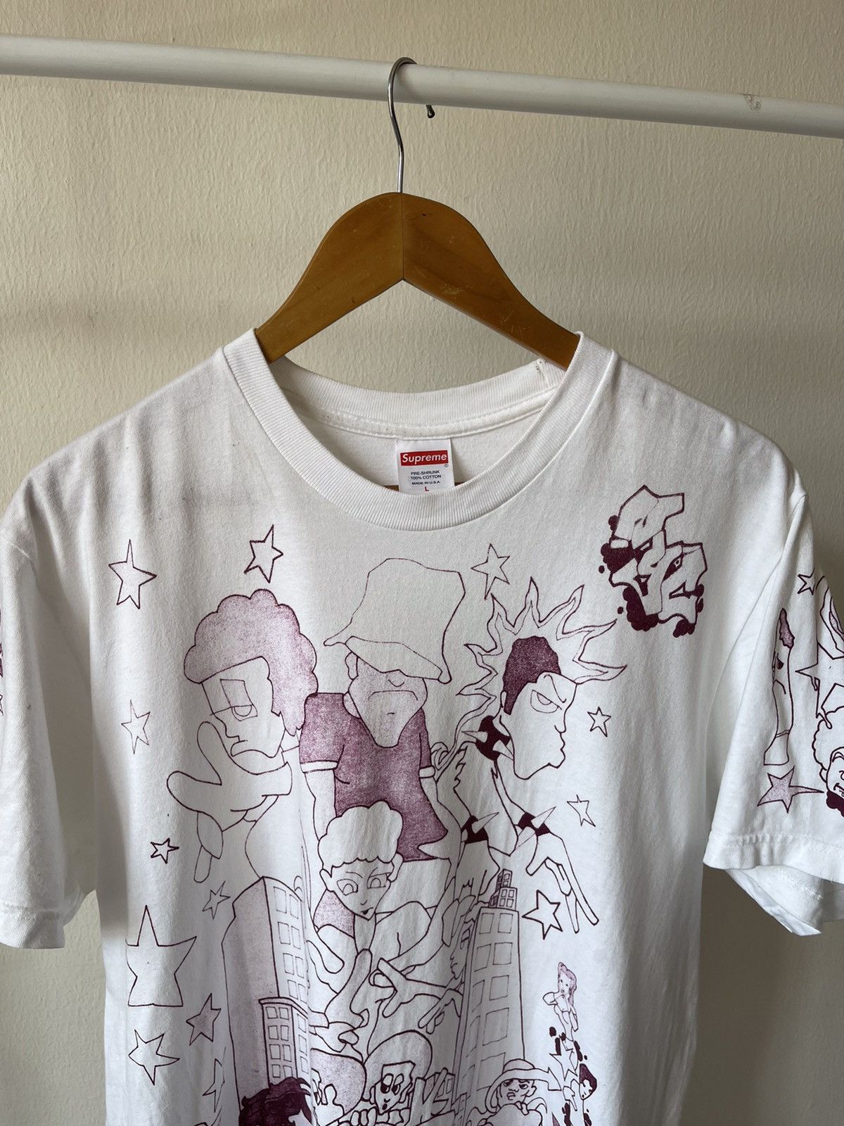 Supreme 2023 Supreme Downtown Tee Size US L / EU 52-54 / 3 - 4 Thumbnail