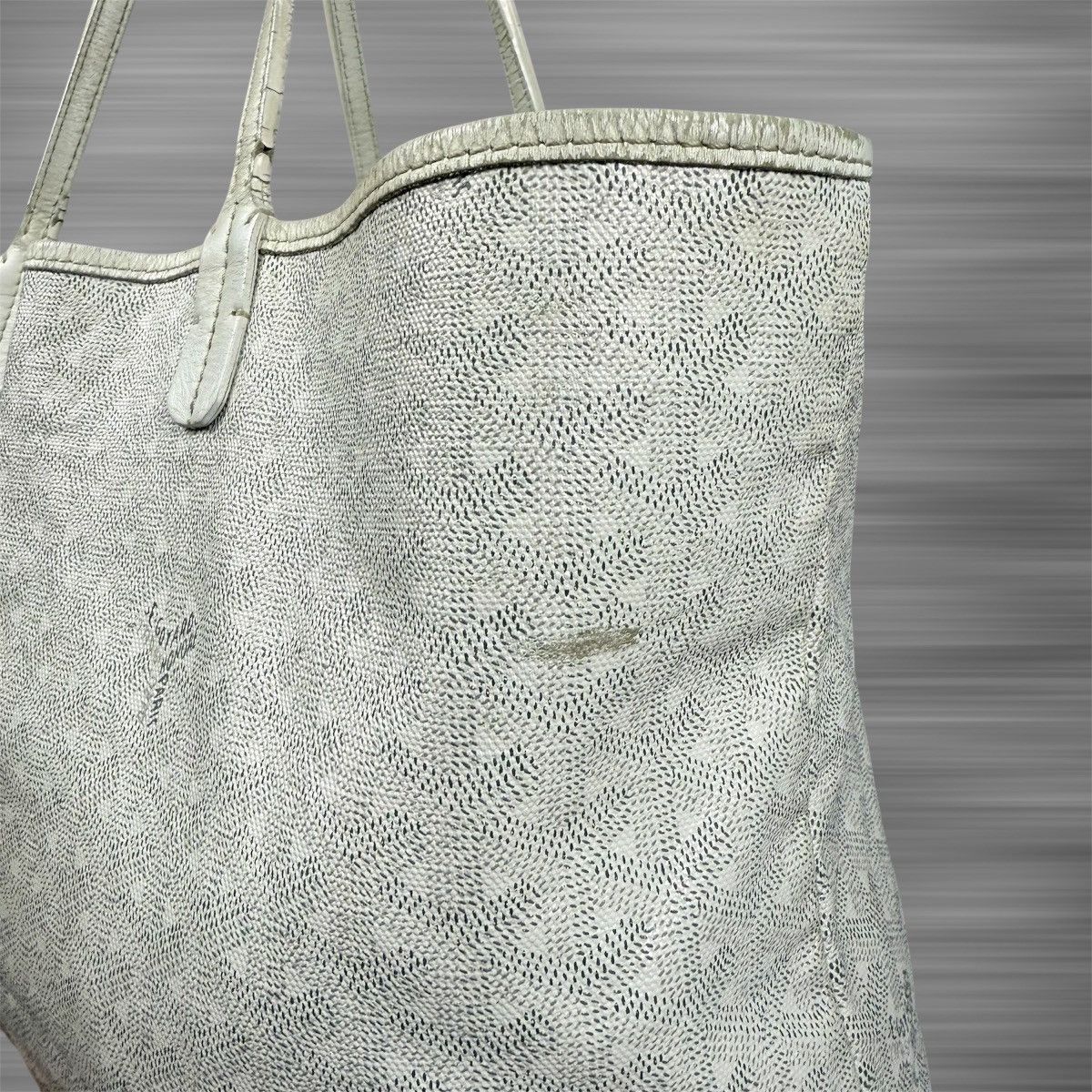 Goyard Goyard St. Louis PM Tote Bag Coated Canvas Leather White Size ONE SIZE - 9 Thumbnail