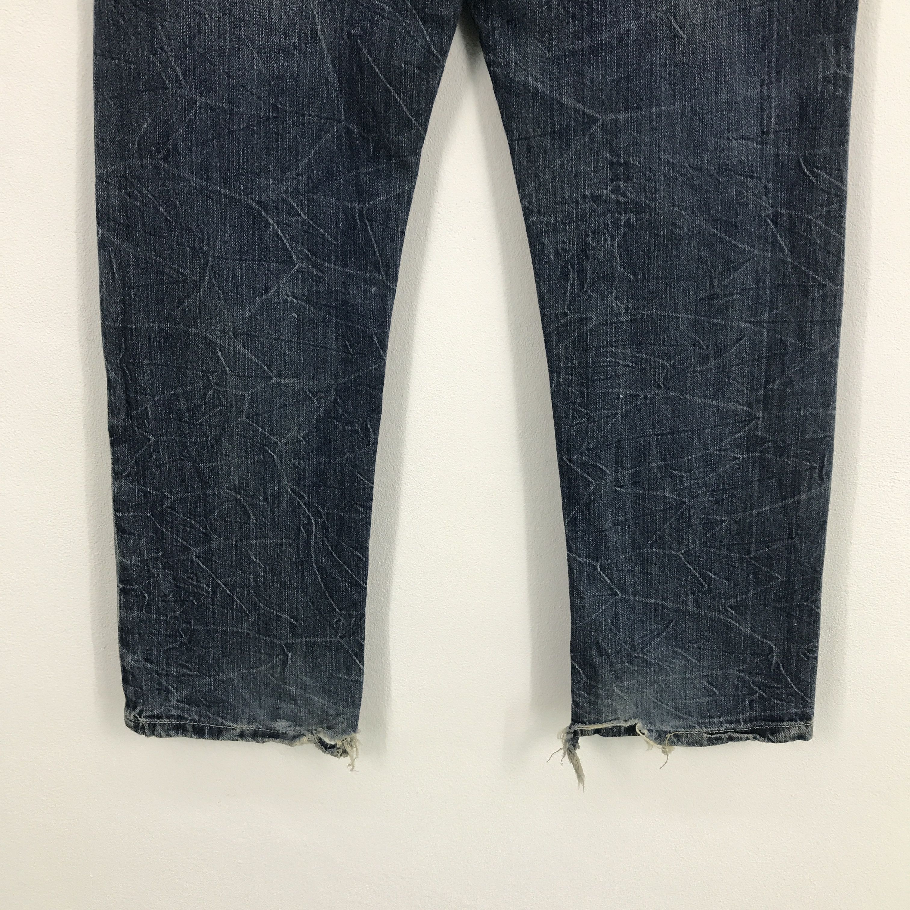 Japanese Brand Double waist Japanese brand patchwork jean Size US 32 / EU 48 - 6 Thumbnail