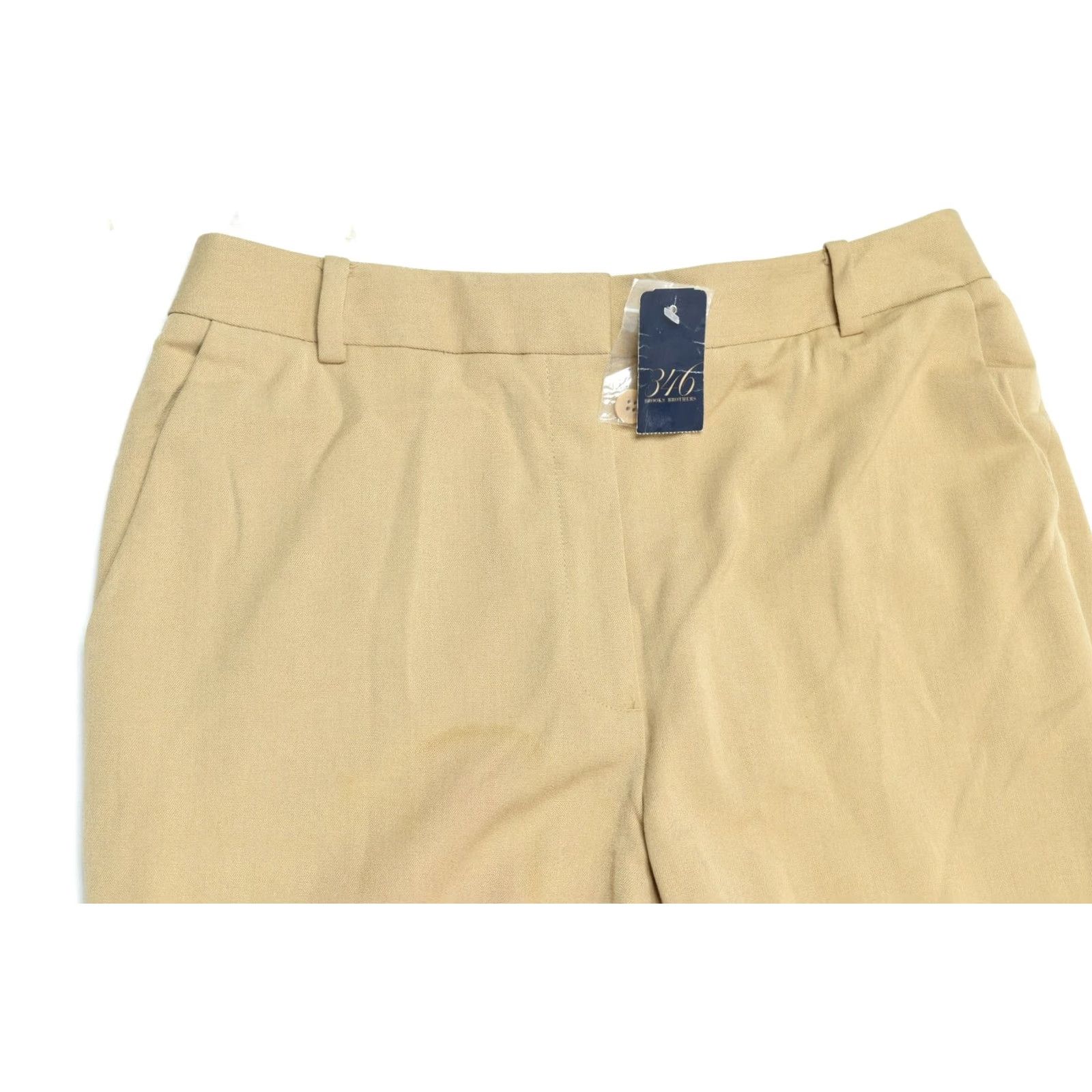 Brooks Brothers Brooks Brothers 346 Trousers Beige Khaki Straight Leg Stretch Relaxed Womens 6 д Size 28" / US 6 / IT 42 - 3 Thumbnail
