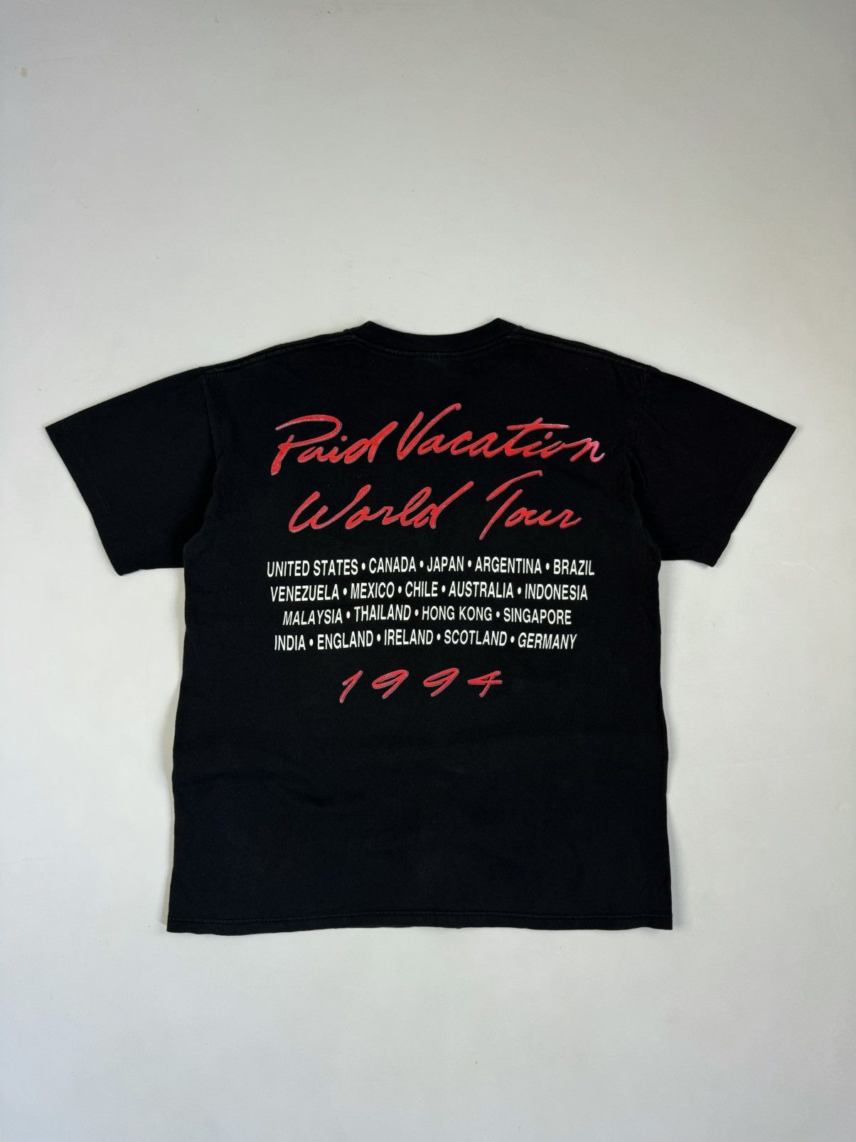 Vintage Richard Marx 1994 Paid Vacation World Tour GEM Vintage Shirt Size US M / EU 48-50 / 2 - 23 Thumbnail