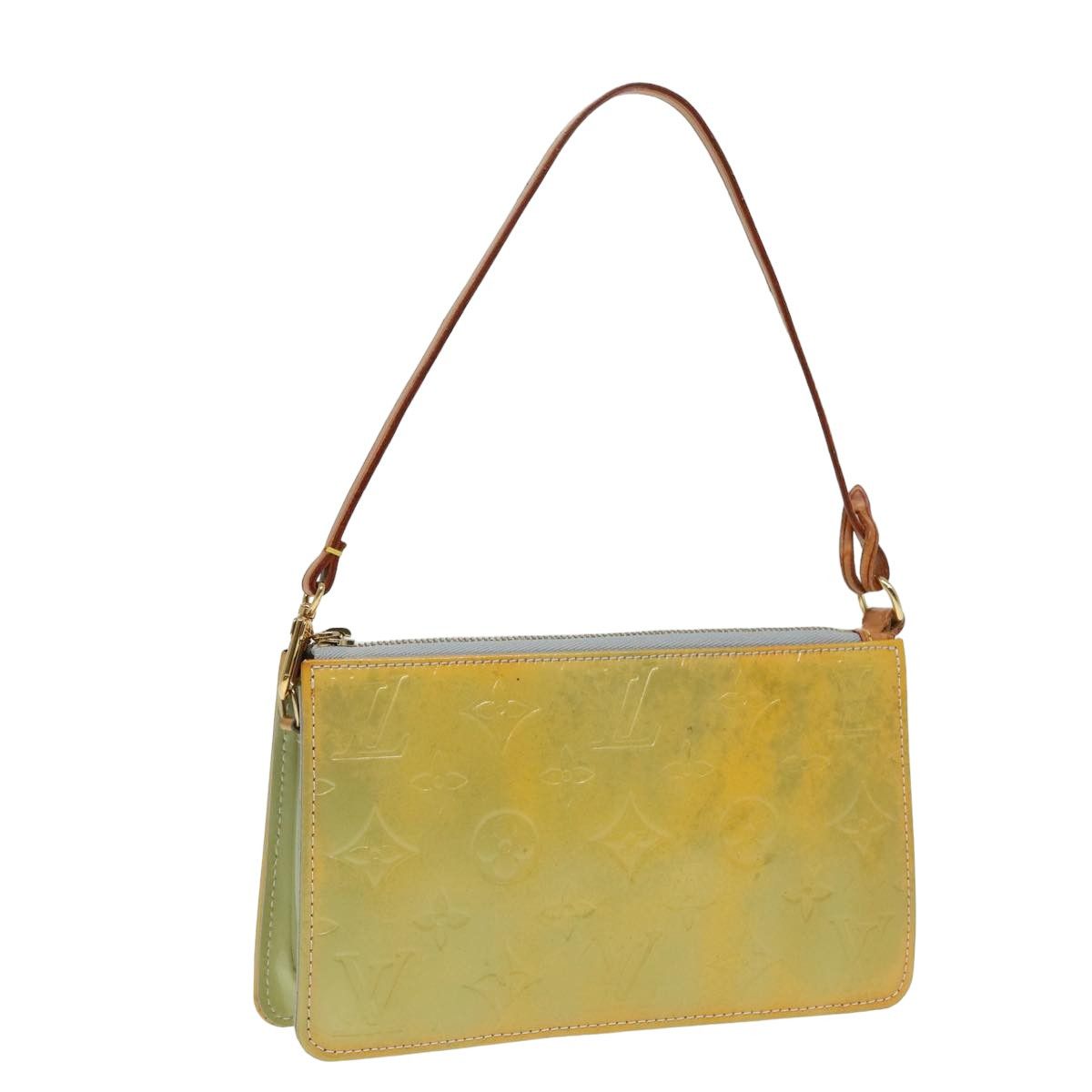Louis Vuitton Lexington Yellow Patent Leather Clutch Bag (Pre-Owned) Size ONE SIZE - 1 Thumbnail