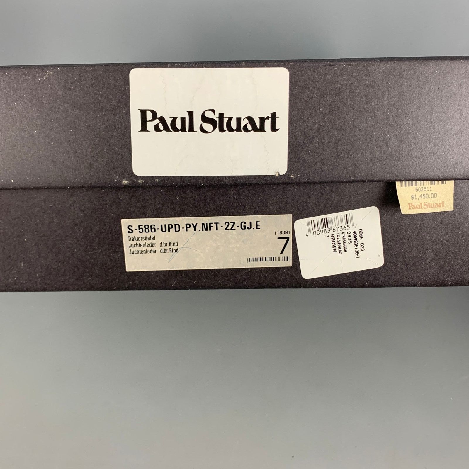 Paul Stuart PAUL STUART Size 8 Brown Solid Leather Pull On Boots Size US 8 / EU 41 - 10 Thumbnail