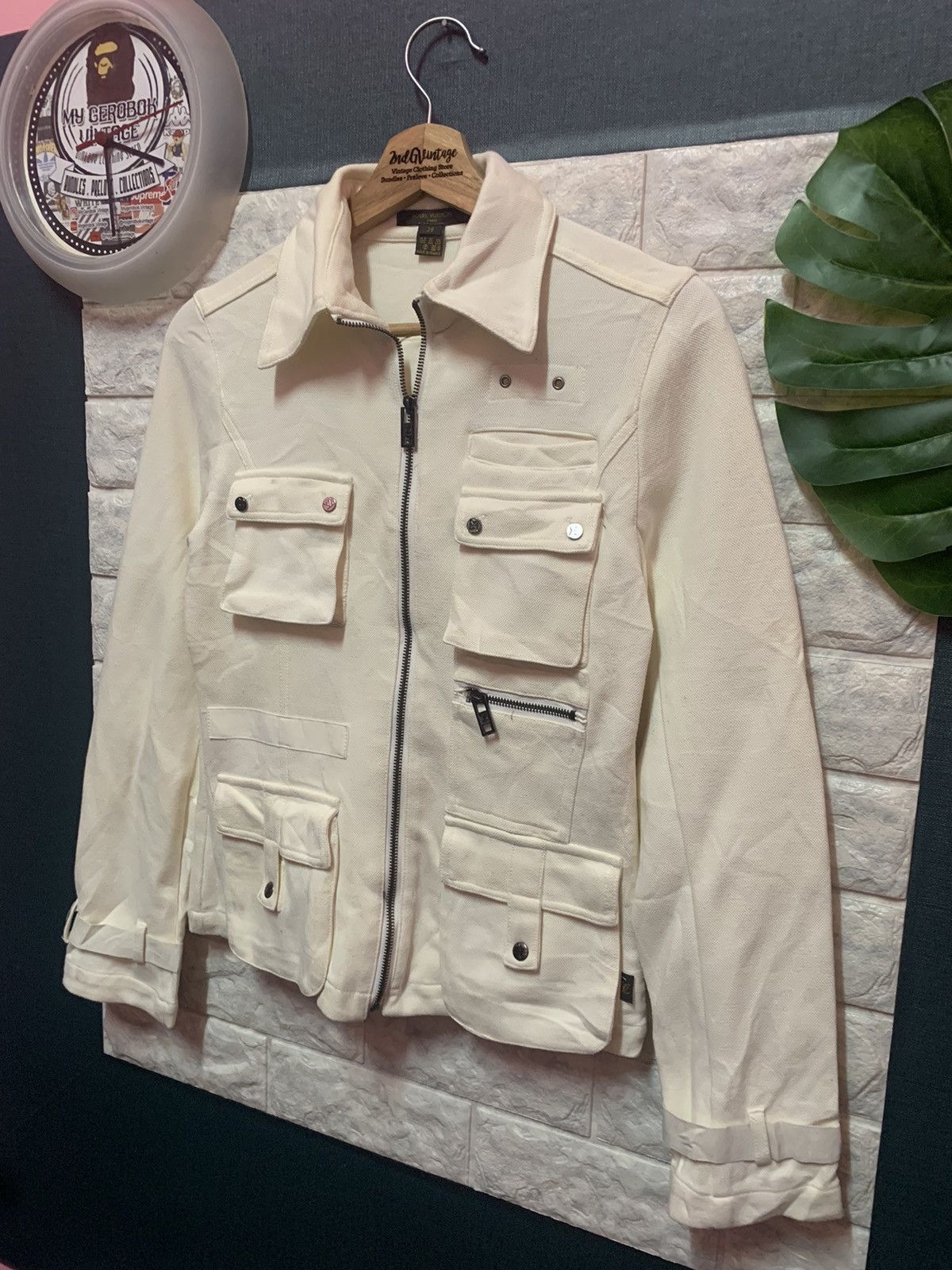 Louis Vuitton × Vintage VINTAGE!! Women Jacket LOUIS VUITTON Size XS / US 0-2 / IT 36-38 - 2 Thumbnail