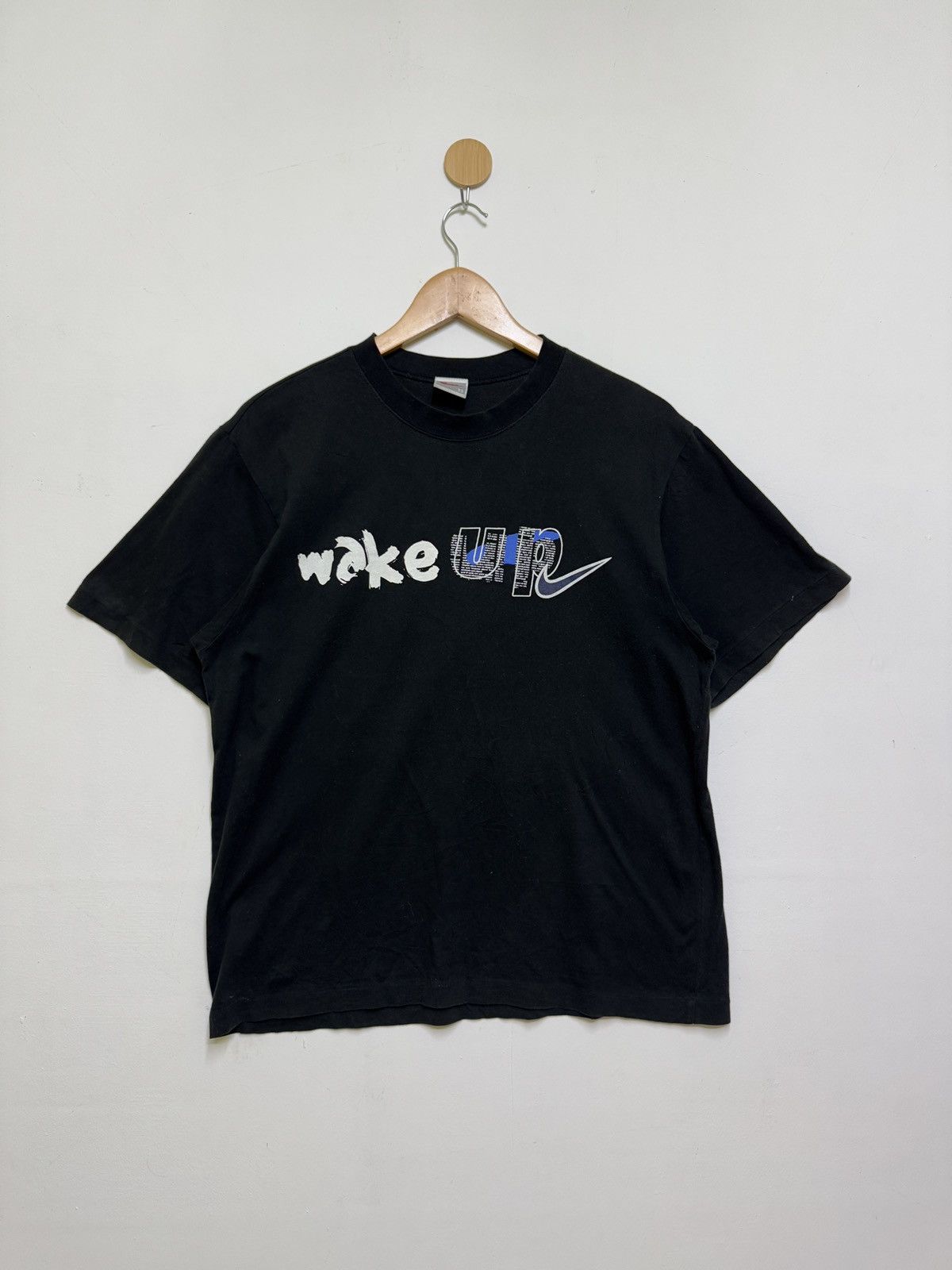 Nike VINTAGE NIKE RUN HOOP EAT HOOPS SINGLE STITCH TEE Size US M / EU 48-50 / 2 - 2 Thumbnail