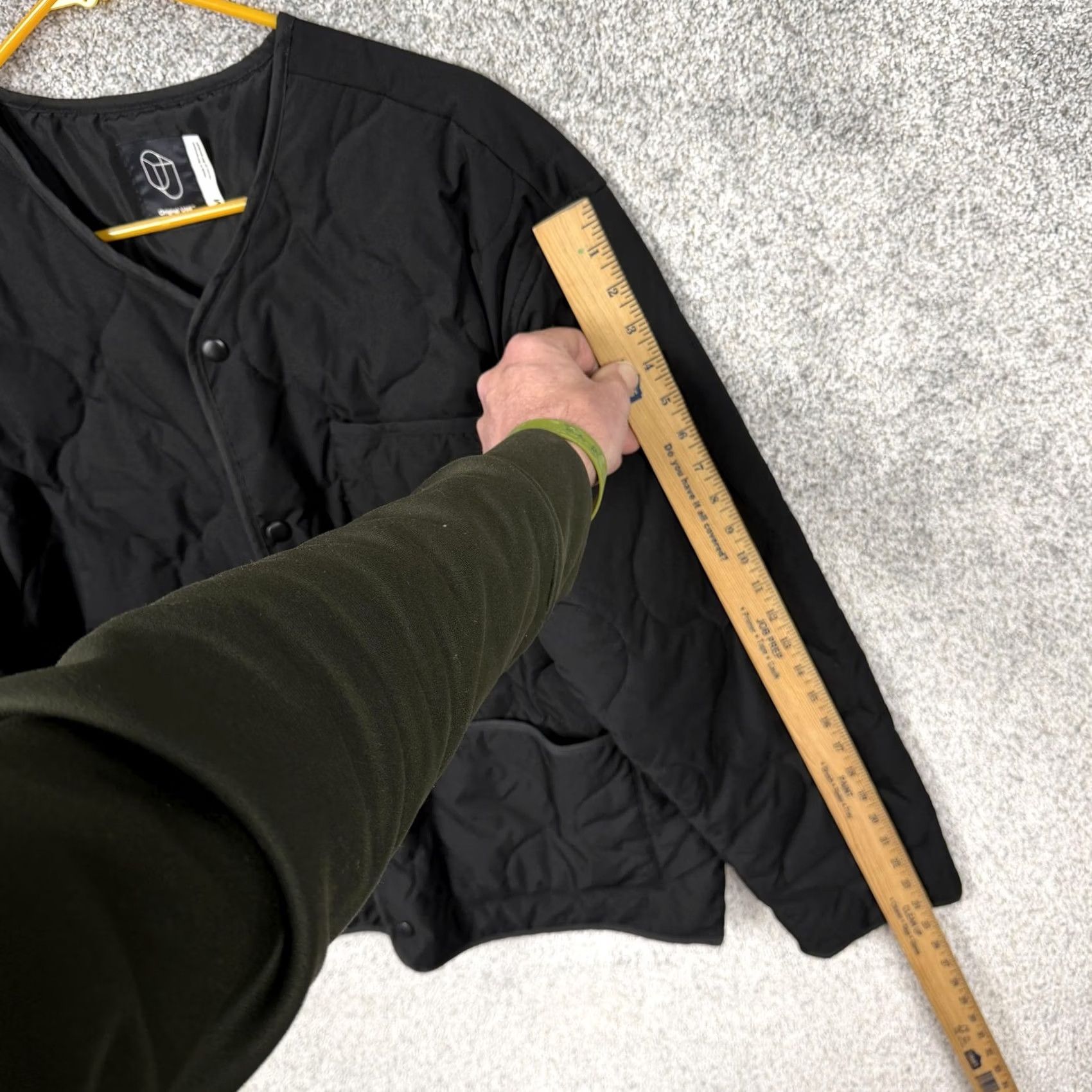 Vintage Original Use Quilted Liner Jacket M Black Men's Jacket Spring/Fall Winter Quilted Pockets Snap Front Casual Streetwear Size US M / EU 48-50 / 2 - 3 Thumbnail