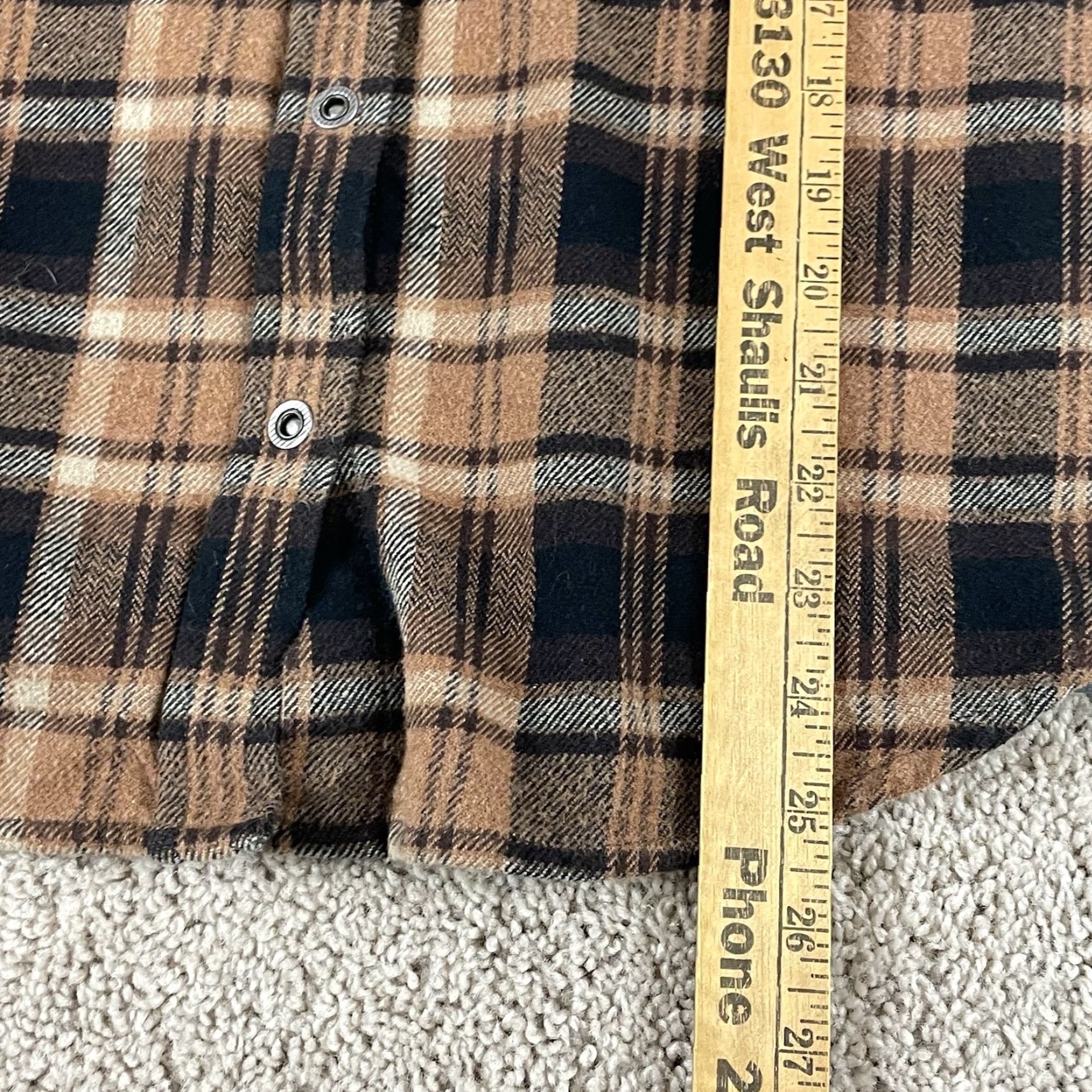 Prana Prana Flannel Shirt Womens M Plaid Golden Canyon Snap Chore Outdoor T278 Size M / US 6-8 / IT 42-44 - 5 Thumbnail