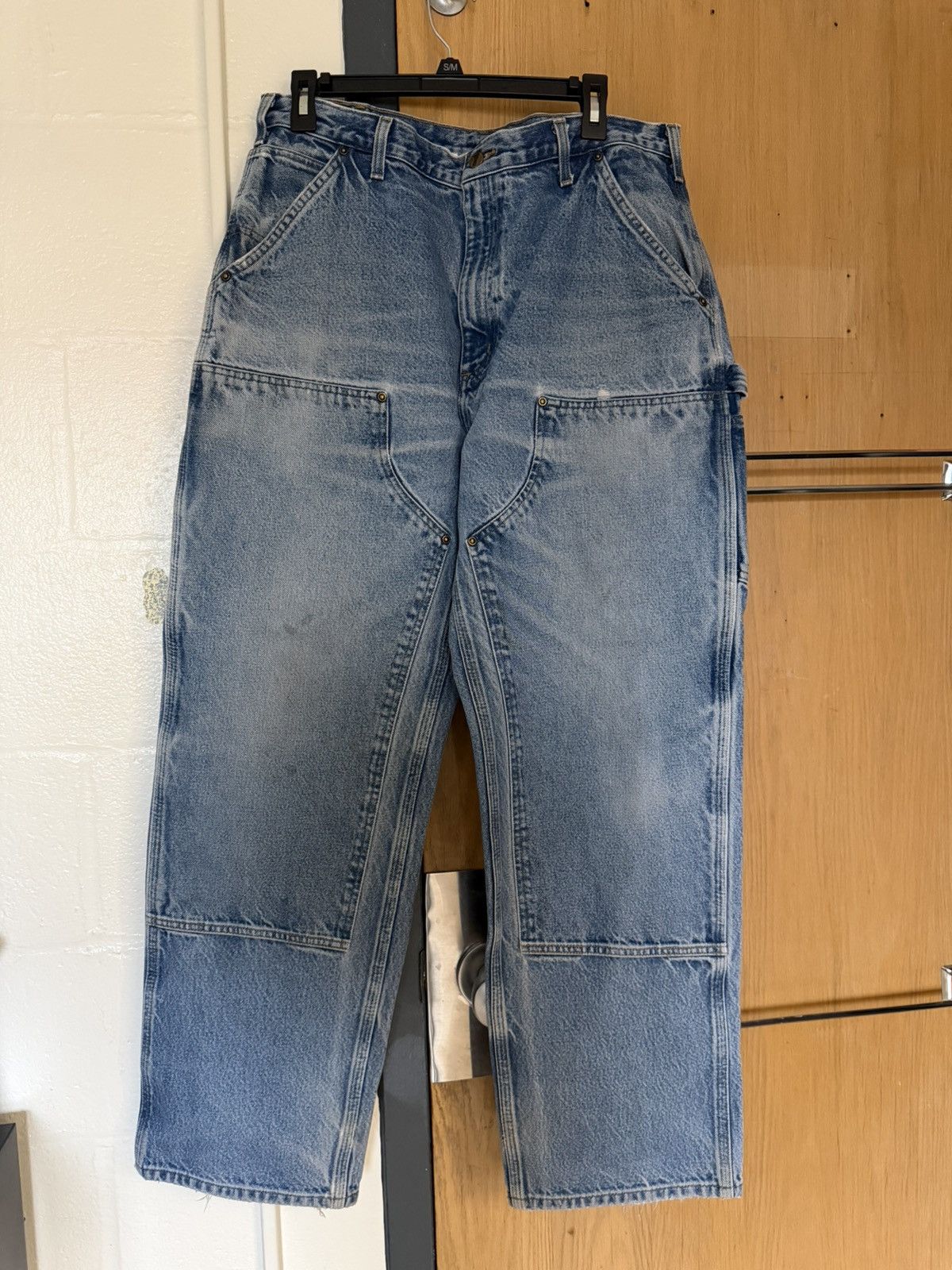 Carhartt Vintage denim carhartt double knees Size US 36 / EU 52 - 1 Thumbnail