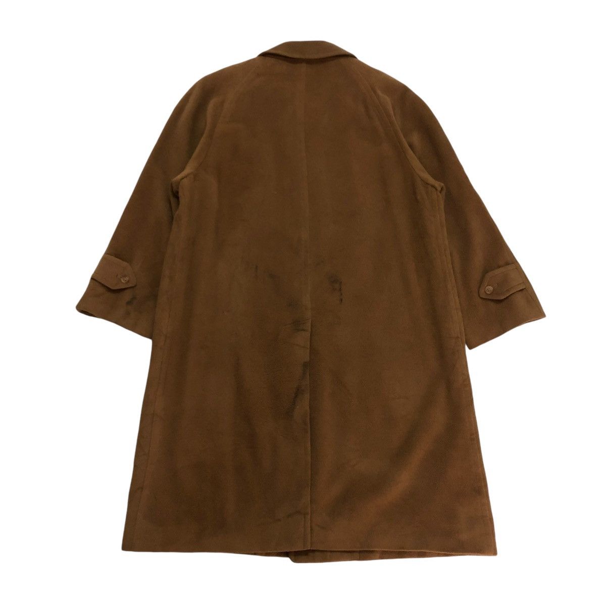 Burberry 🔥VINTAGE FLY WOOL HERRINGBONE LONG JACKET BURBERRYS Size US M / EU 48-50 / 2 - 2 Thumbnail