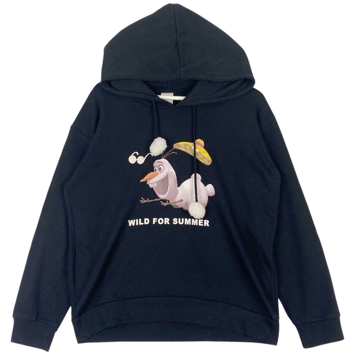 Vintage Vintage Frozen Cartoon Hoodie Sweater Black Pullover Size M Size M / US 6-8 / IT 42-44 - 1 Thumbnail