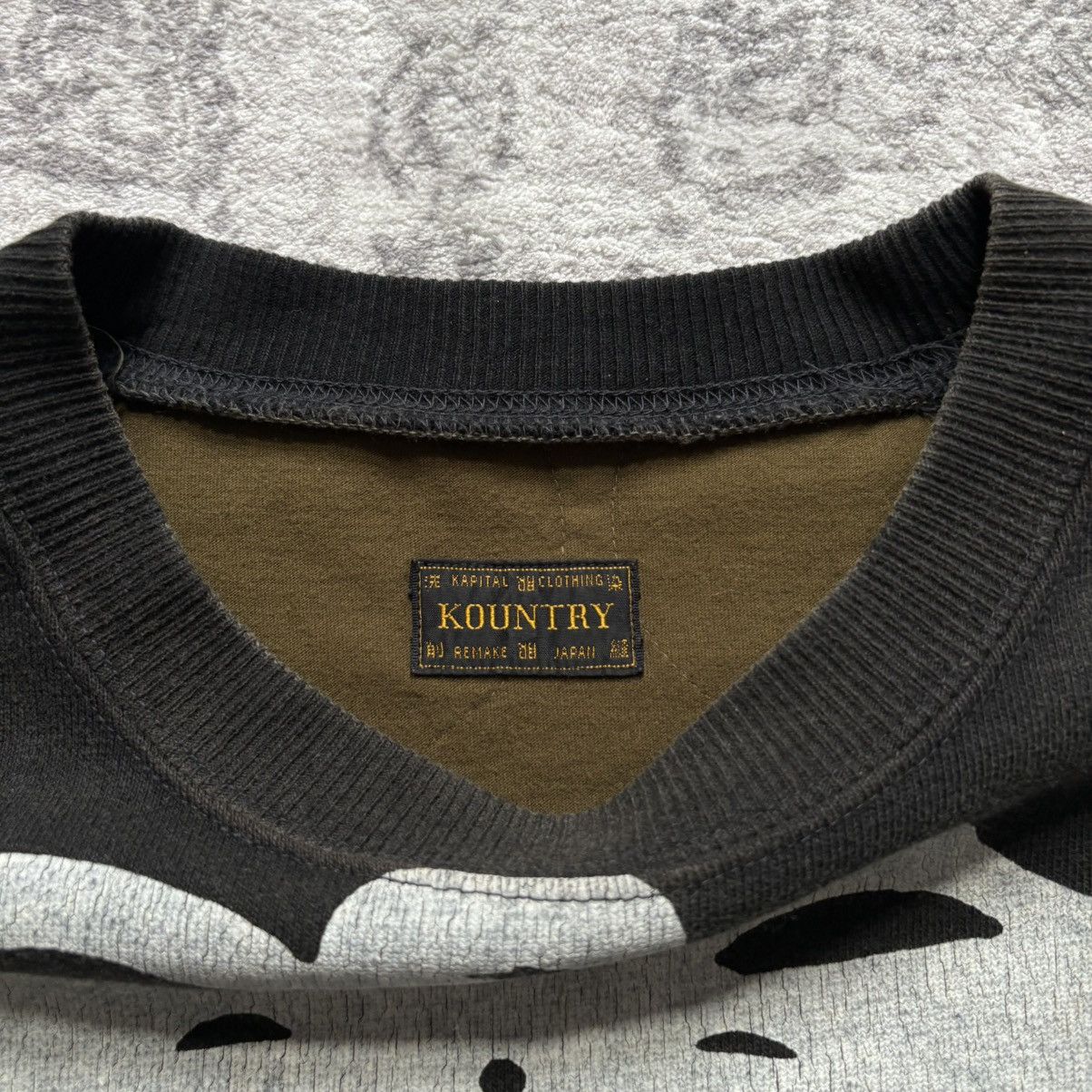 Kapital Kountry Kapital 2 Tone Skeleton Oversized Crewneck Black | Size 3 Size US XXL / EU 58 / 5 - 7 Thumbnail