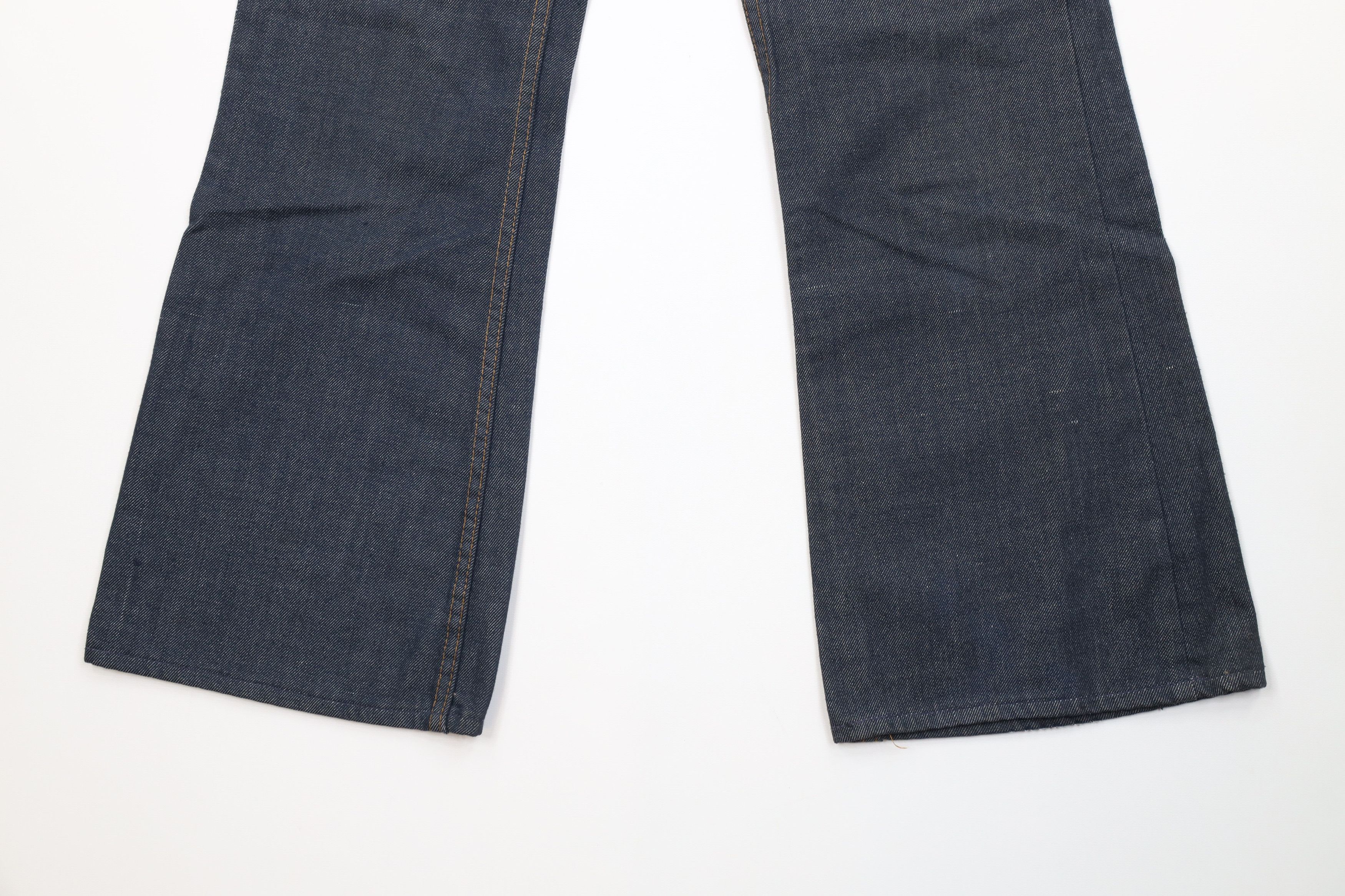 Vintage Vintage 70s Streetwear Wide Leg Denim Jeans Indigo Blue USA Size US 28 / EU 44 - 4 Thumbnail