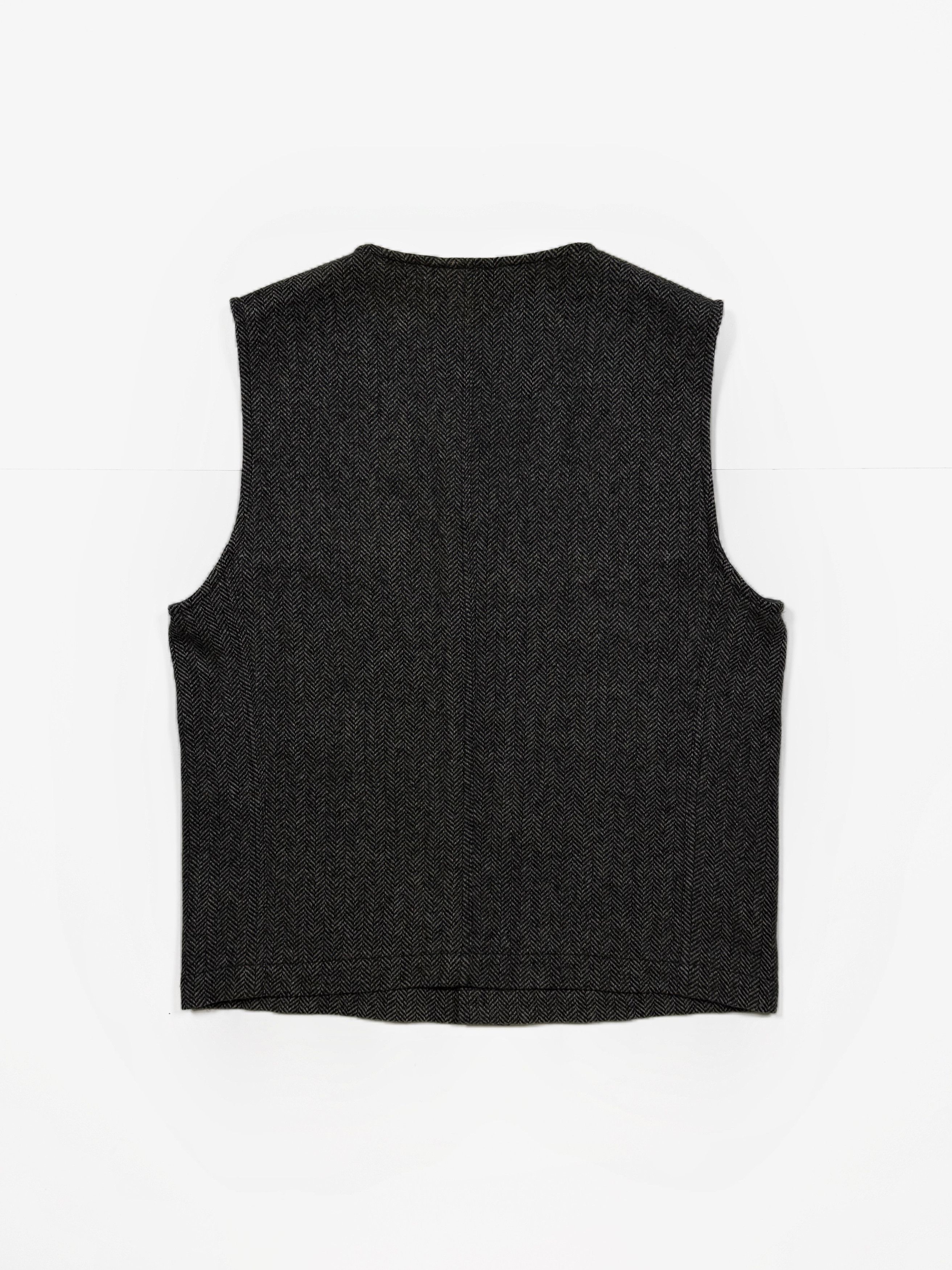 1ST PAT-RN 1st PAT-RN Wool Herringbone Button Vest (M) Size US M / EU 48-50 / 2 - 5 Thumbnail