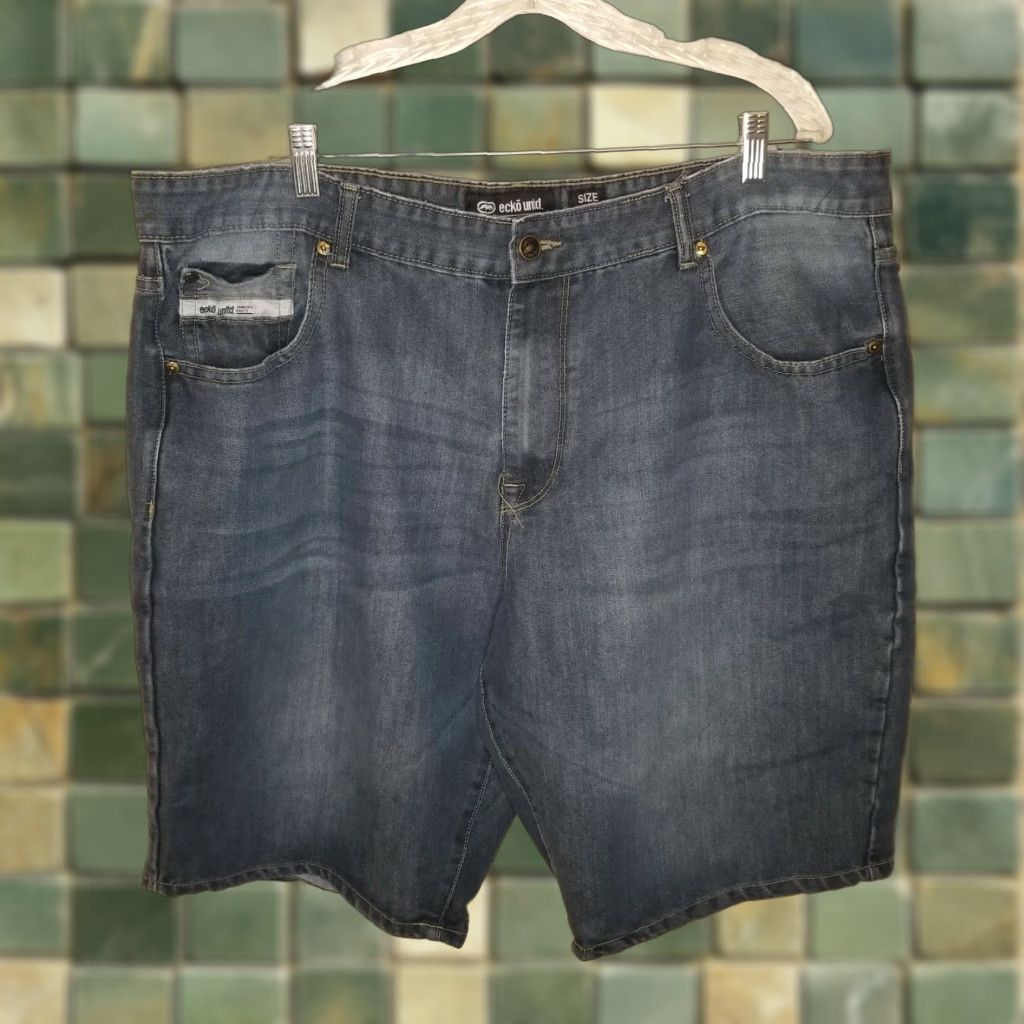 Ecko Unltd. Ecko Unltd Blue Jean Shorts Mens 42 Regular Size US 42 / EU 58 - 1 Thumbnail