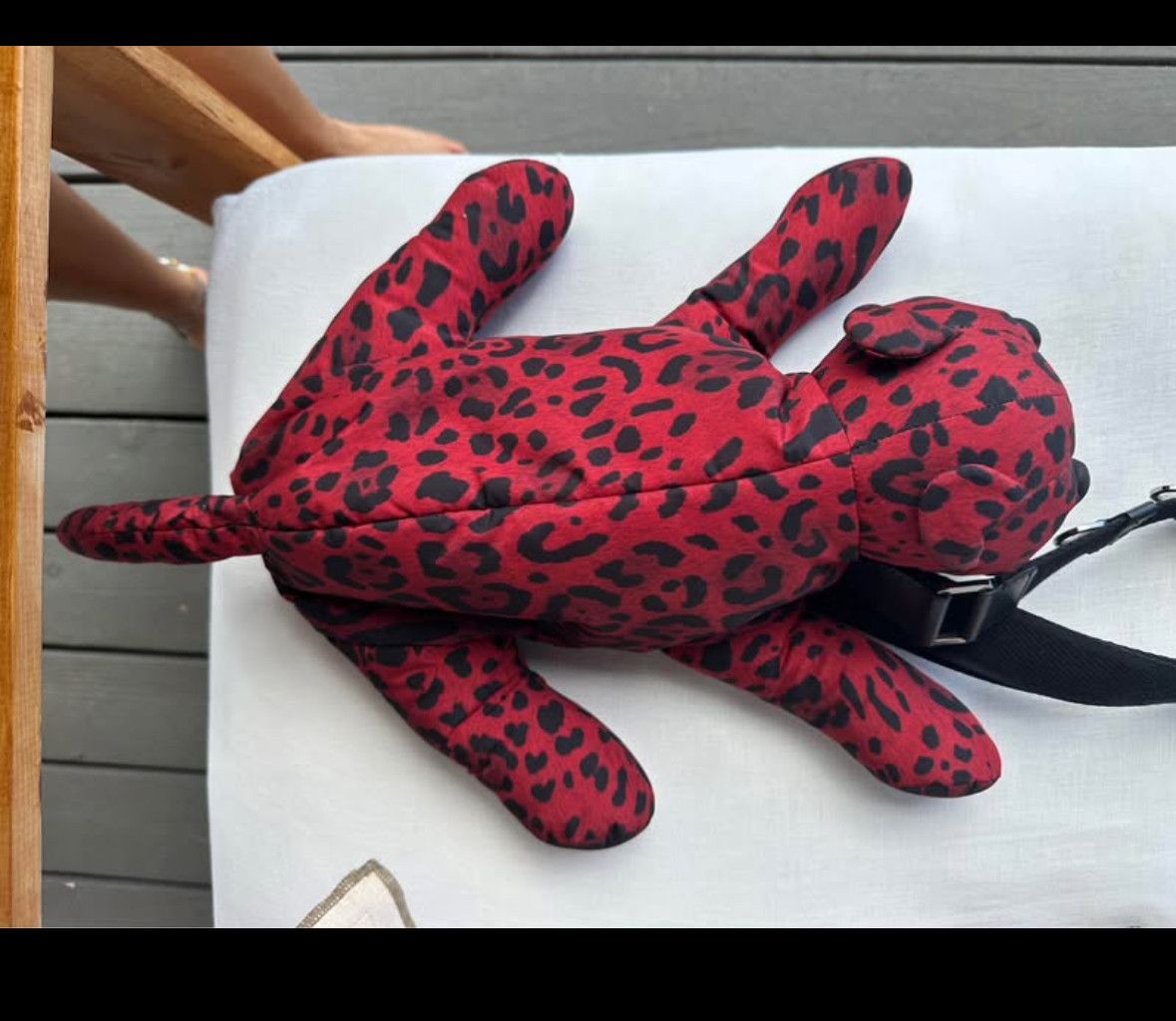 Dolce & Gabbana Rare Dolce & Gabbana Red Leopard Print Shoulder Bag Size ONE SIZE - 4 Thumbnail