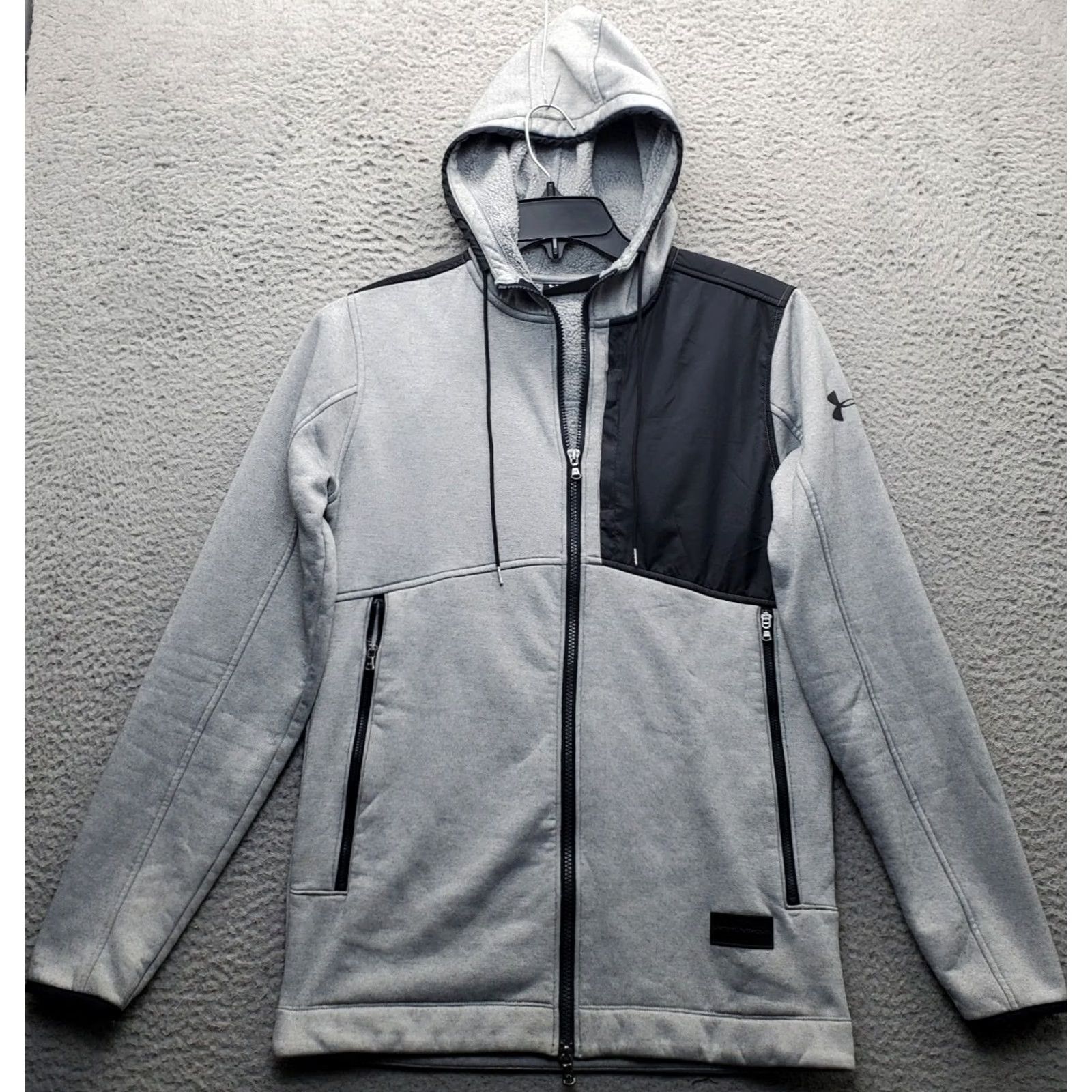 Under Armour Under Armour Mens Hoodie Small Multicolor Fitted ColdGear Lined Full Zip Sweatshirt Size US S / EU 44-46 / 1 - 2 Thumbnail