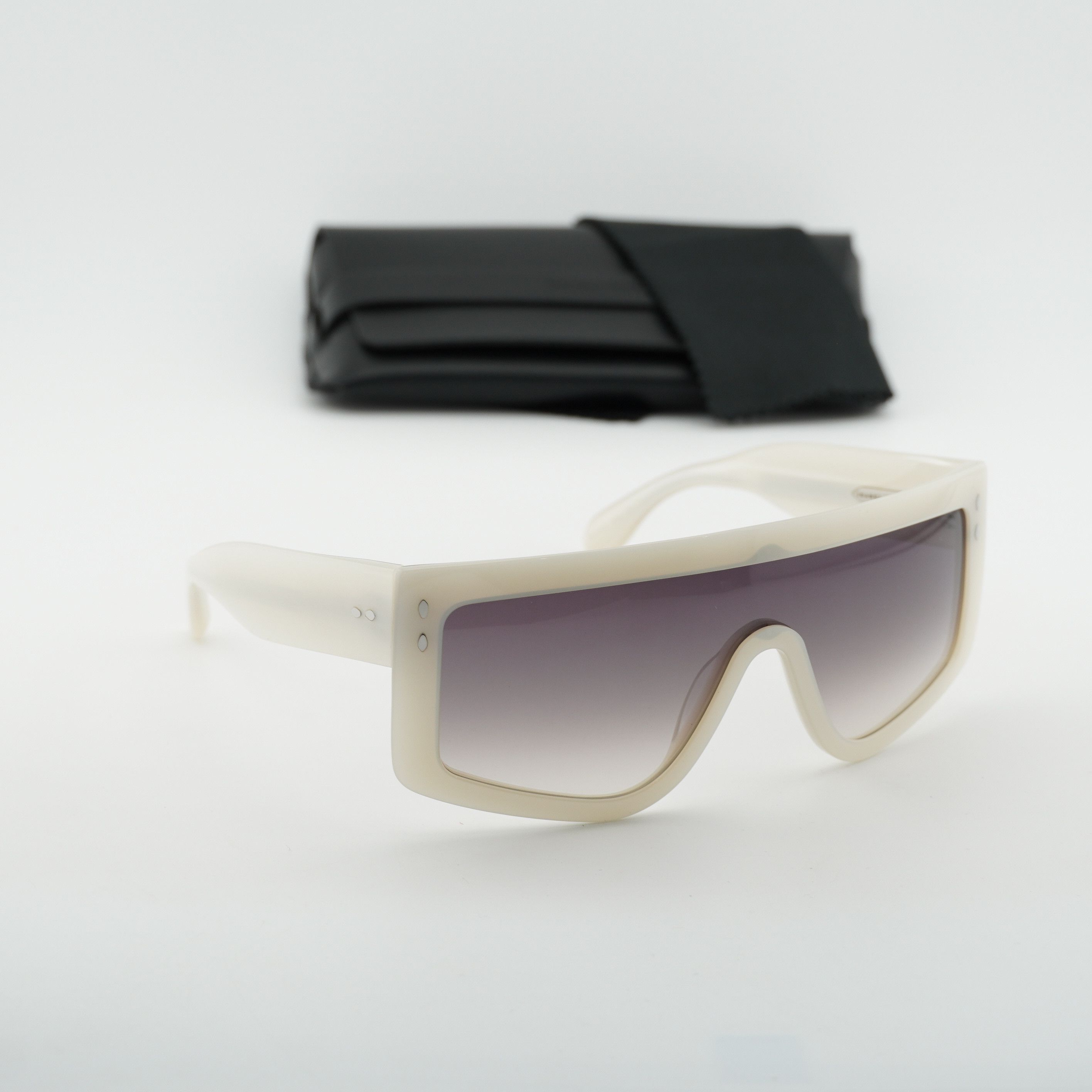 Isabel Marant Isabel Marant IM 0155/S 07AP 9O Sunglasses White Shield Fram Size ONE SIZE - 11 Thumbnail