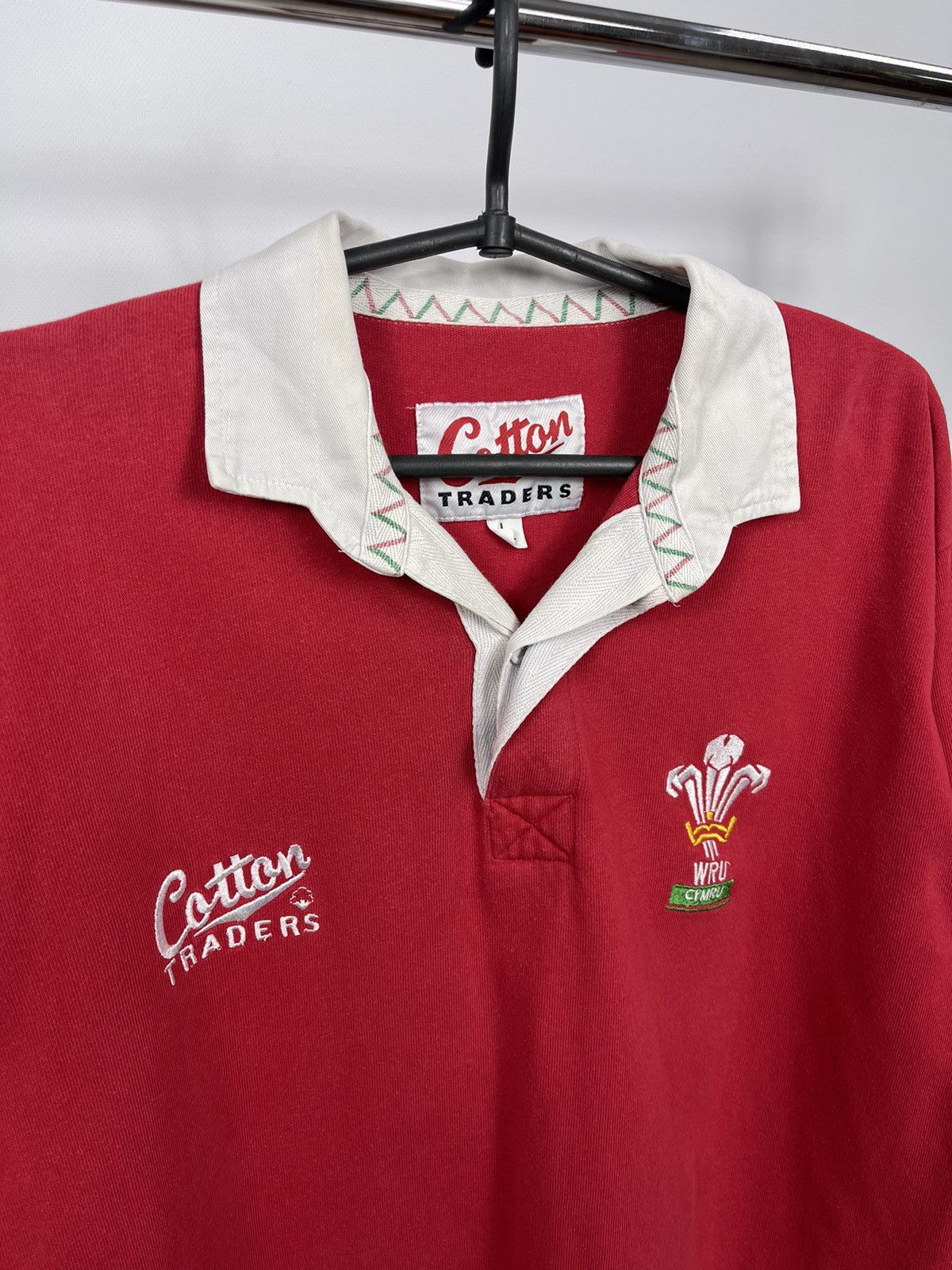 Cotton Club COTTON TRADERS WALES RUGBY UNION SHIRT 1995-97 MENS SIZE L Size US L / EU 52-54 / 3 - 3 Thumbnail