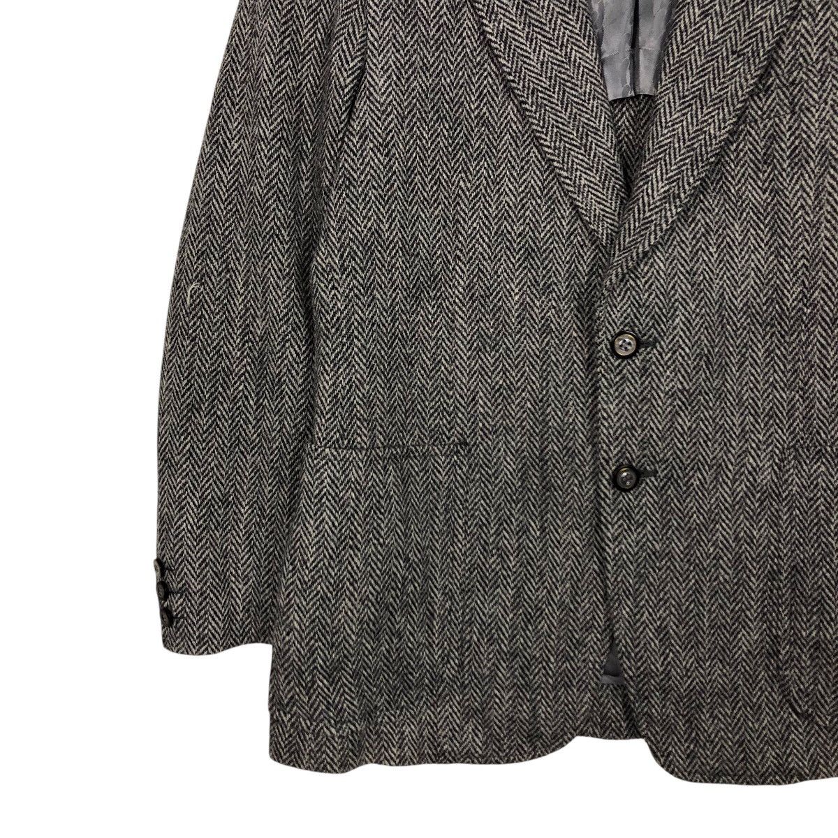 Harris Tweed 📌Vintage Wool Herringbone Jacket Harris Tweed Double Breast Size US M / EU 48-50 / 2 - 5 Thumbnail