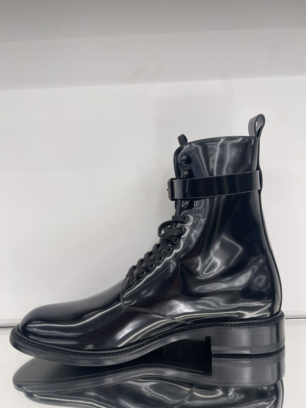 Saint Laurent Paris Saint Laurent Army Laced Boots Size US 11 / EU 44 - 3 Thumbnail