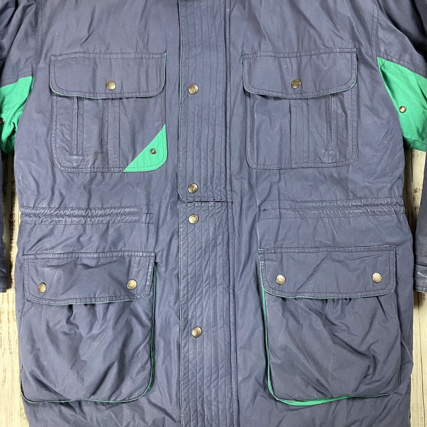 Vintage VINTAGE Goose Down USA Parka Jacket Unisex Adults L Blue 90s Nature Outdoor Winter Down Filled Size US L / EU 52-54 / 3 - 2 Thumbnail