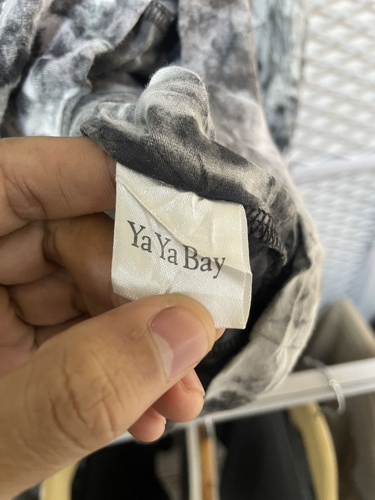 Japanese Brand Japanese YA YA BAY tie dye hoodie lgb style Size US XXL / EU 58 / 5 - 7 Thumbnail