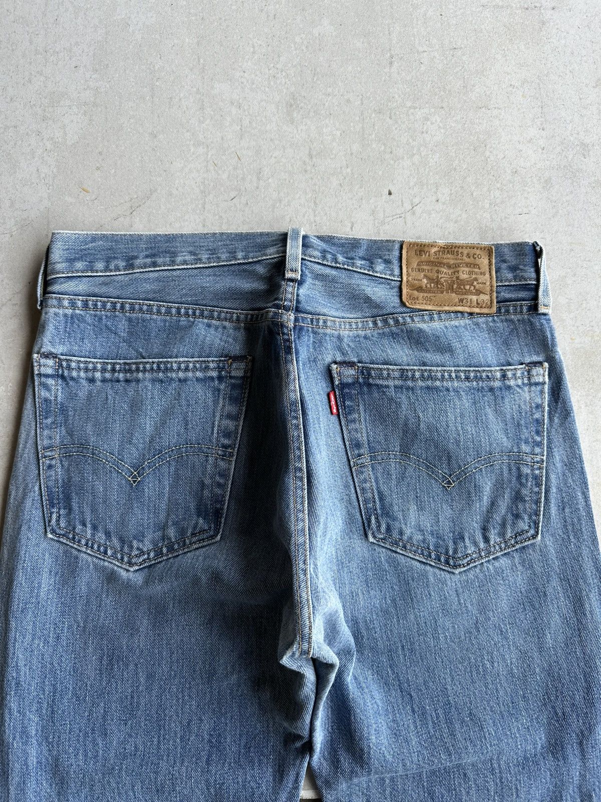 Levi's Vintage Clothing Vintage LEVI’S 505 Jeans Blue Washed Big E Denim Pants W30 Size US 30 / EU 46 - 15 Thumbnail