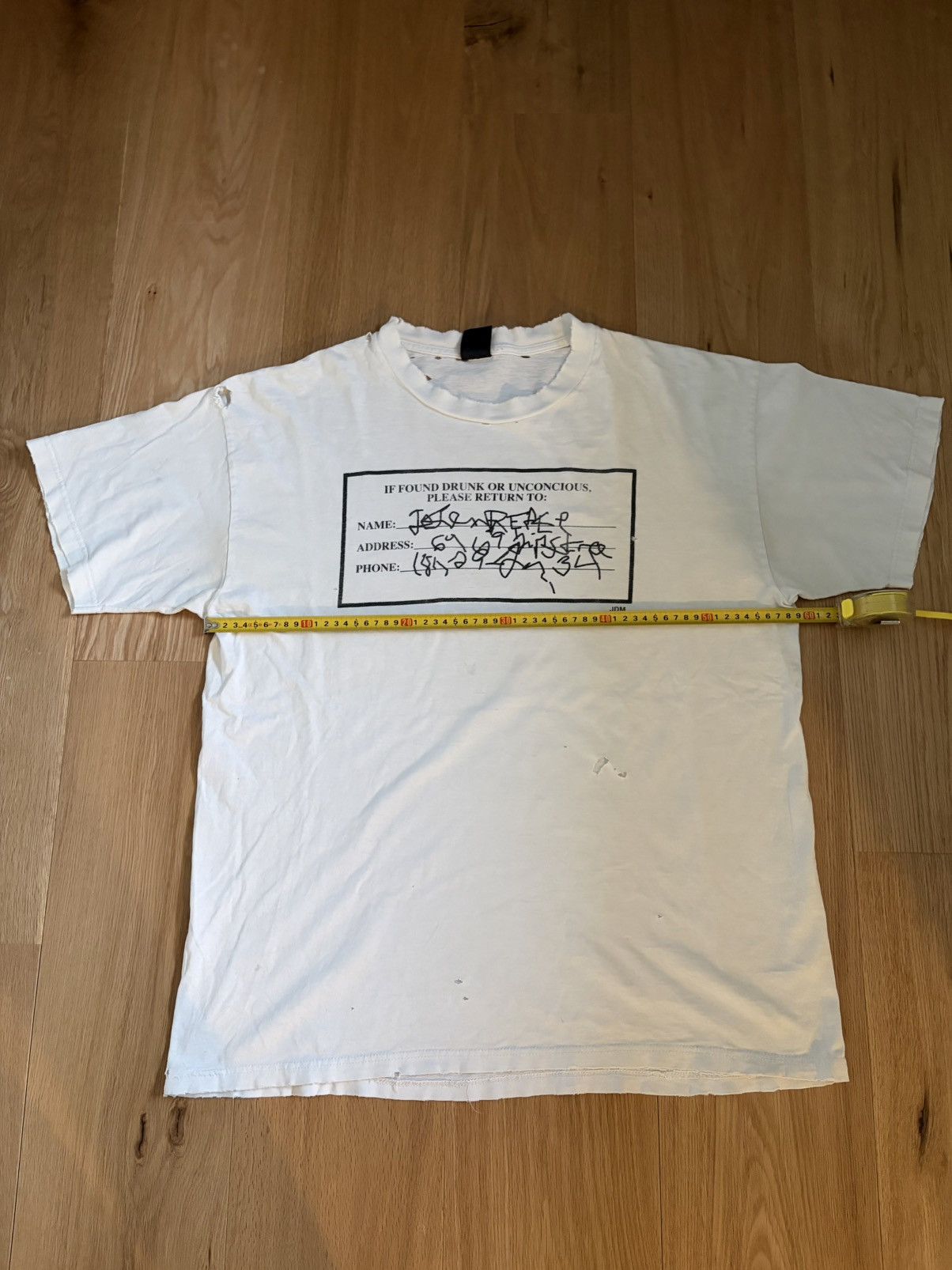 Vintage Vintage T-Shirt Tee| Boxy Oversize Fit | 90s / Y2K Style Size US XL / EU 56 / 4 - 3 Thumbnail