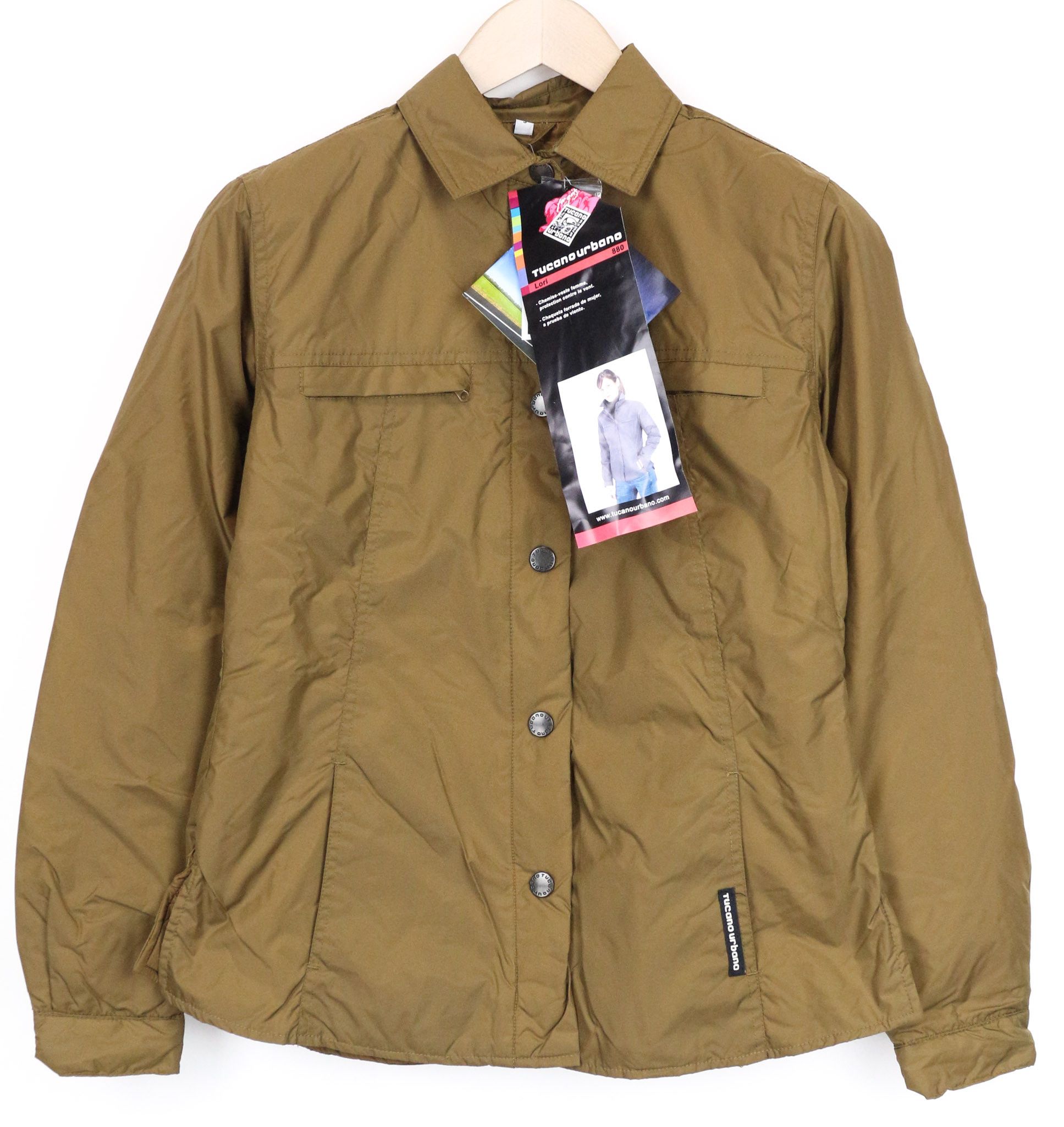 Other LORI S Brown Windproof Thermal Moto Jacket 75461 Size S / US 4 / IT 40 - 1 Thumbnail