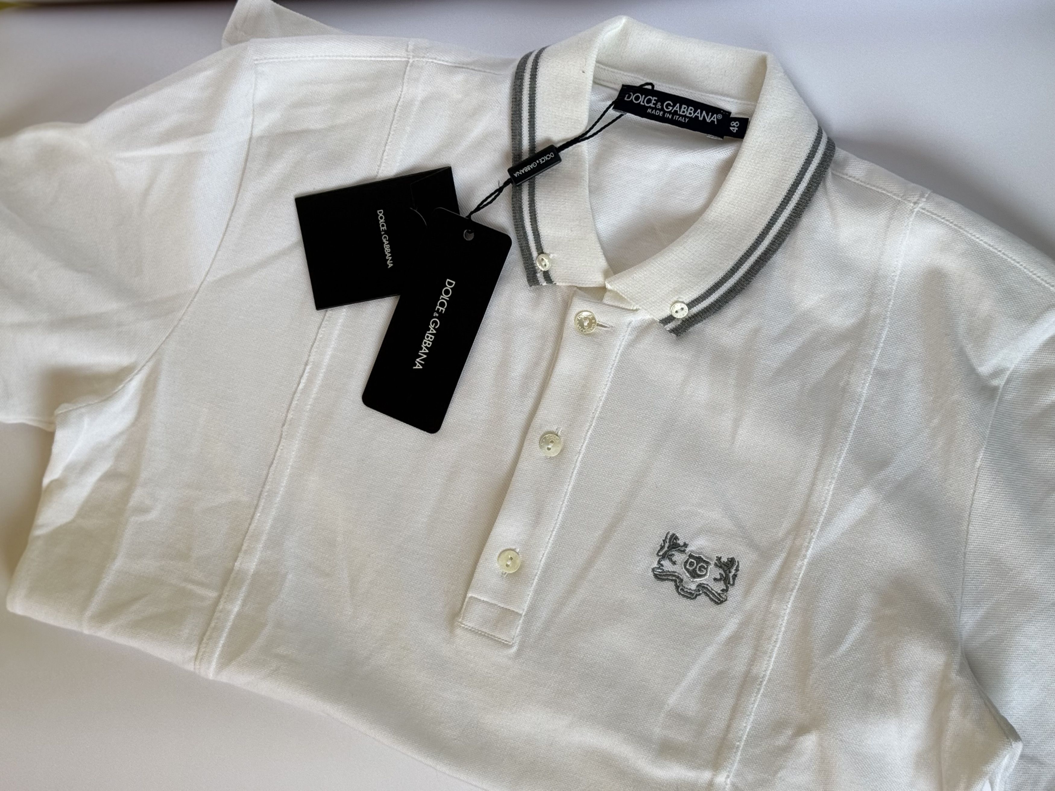 Dolce & Gabbana Dolce Gabbana Polo logo Size US M / EU 48-50 / 2 - 1 Thumbnail
