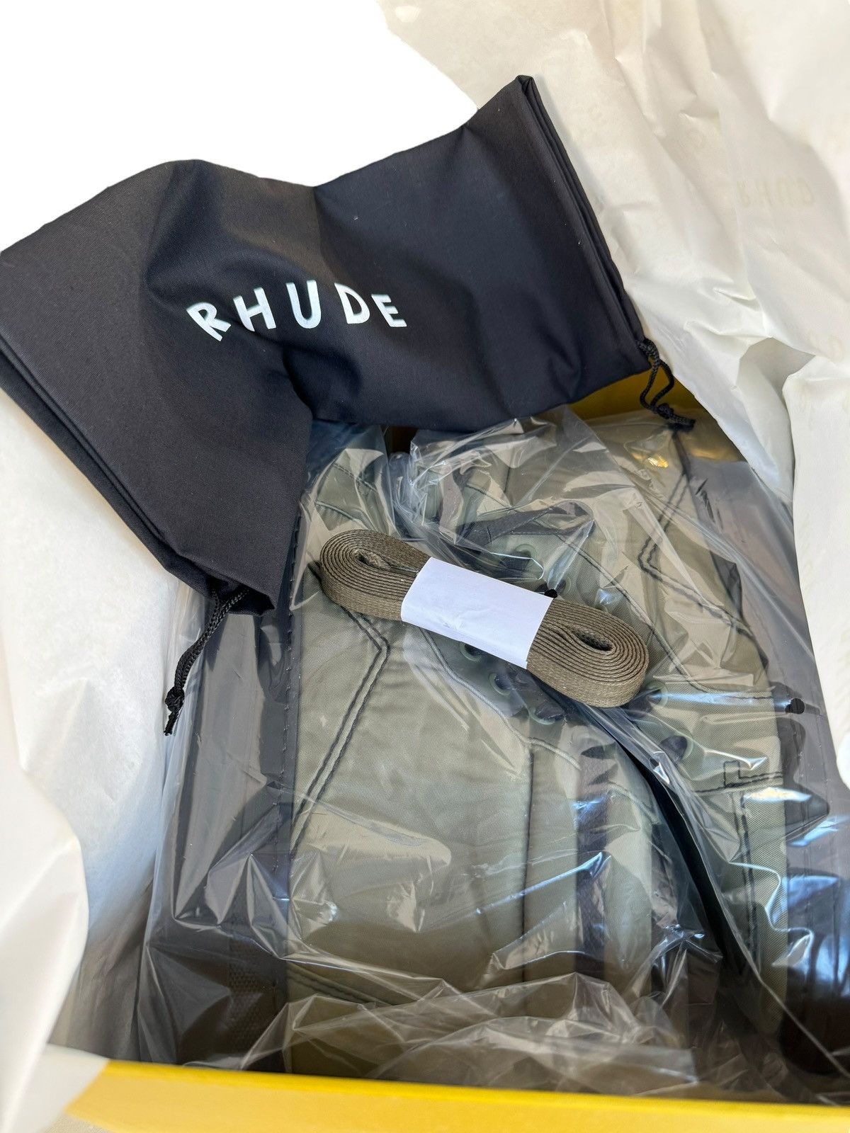 Rhude Unreleased V1 Nylon Hi Green Size US 9 / EU 42 - 6 Thumbnail